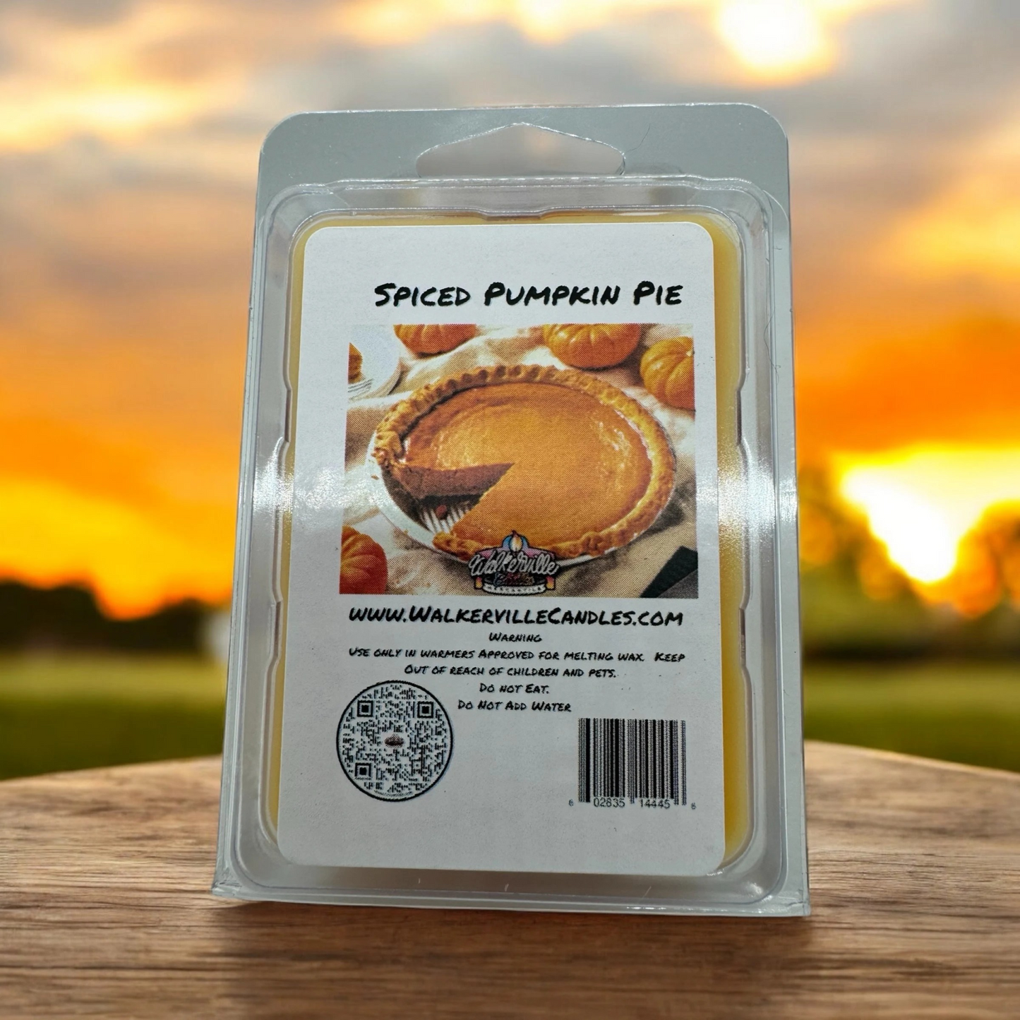 Spiced Pumpkin Pie Scented Handmade, Eco-friendly Wax Melt