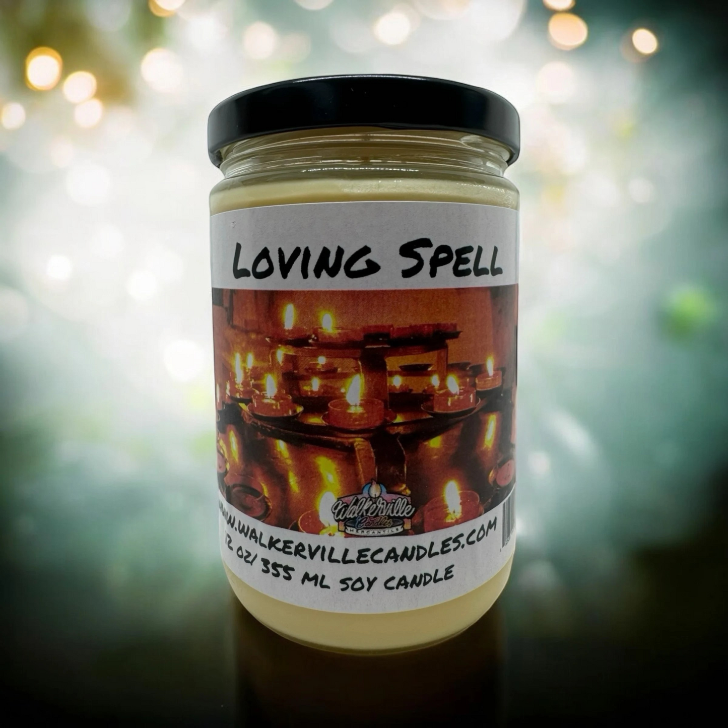 Loving Spell 100% Coconut Soy Eco-friendly 12 oz Candle Wood Wick