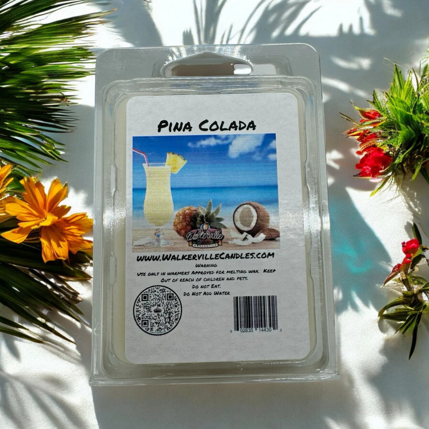 Pina Colada Scented Handmade, Eco-friendly Wax Melt