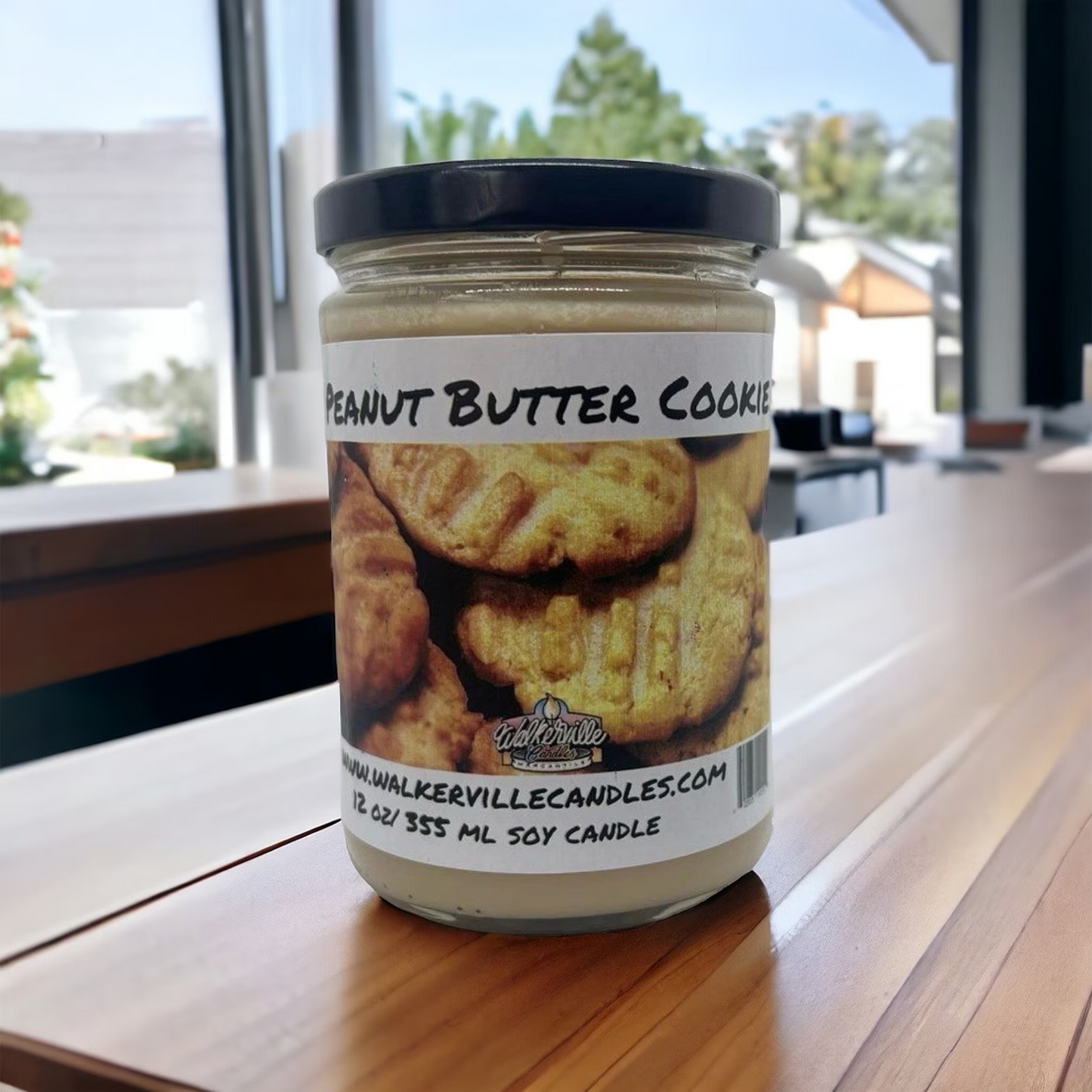 Peanut Butter Cookie 100% Coconut Soy Eco-friendly 12 oz Candle