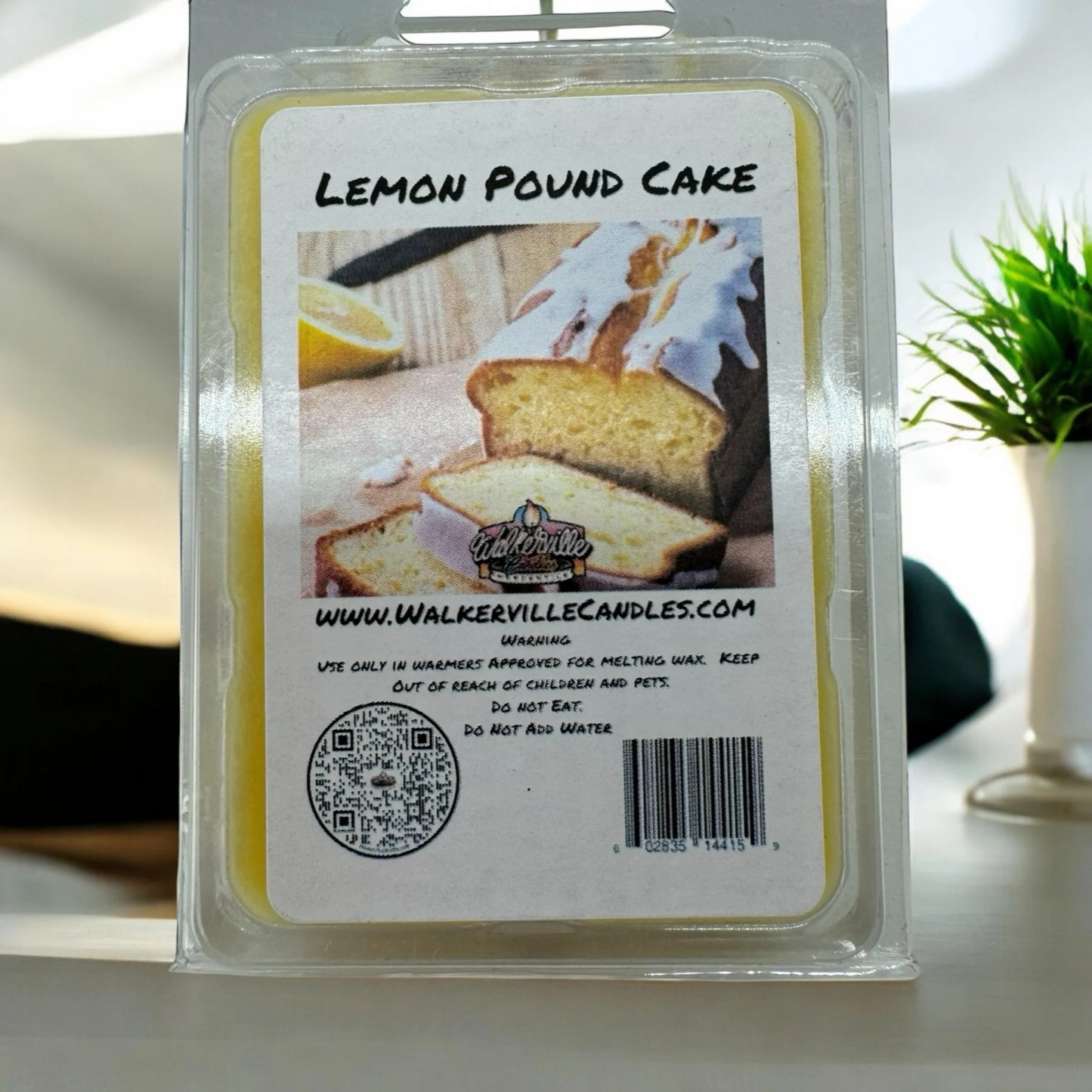 Lemon Pound Cake Scented Handmade, Eco-friendly Wax Melt