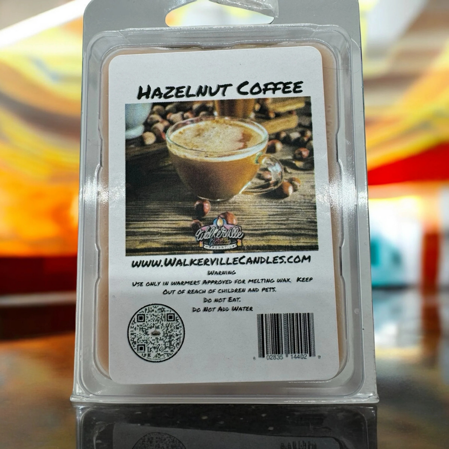 Hazelnut Coffee Scented Handmade, Eco-friendly Wax Melt