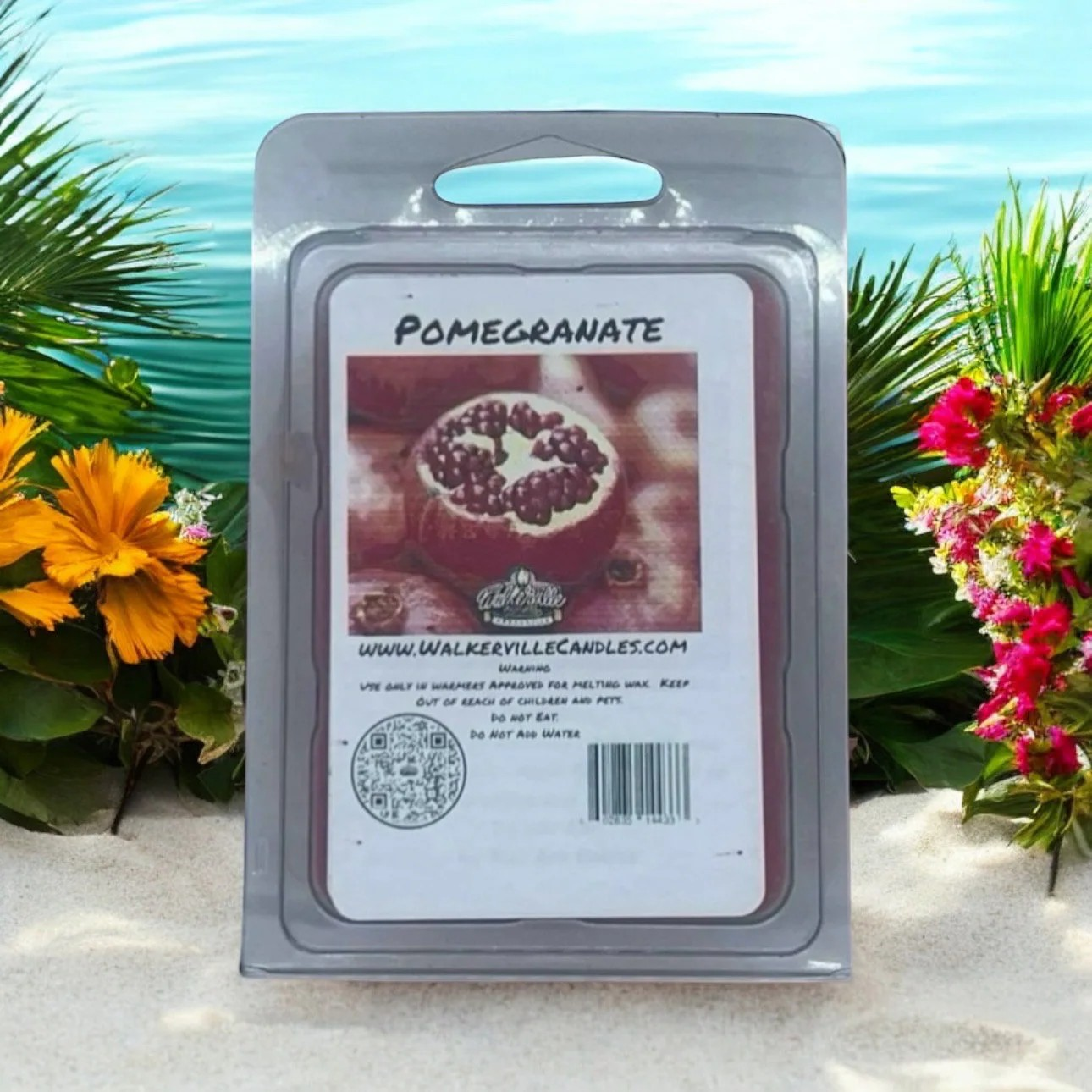 Pomegranate Scented Handmade, Eco-friendly Wax Melt
