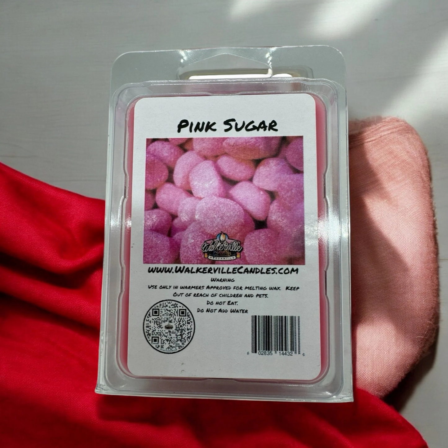 Pink Sugar Scented Handmade, Eco-friendly Wax Melt