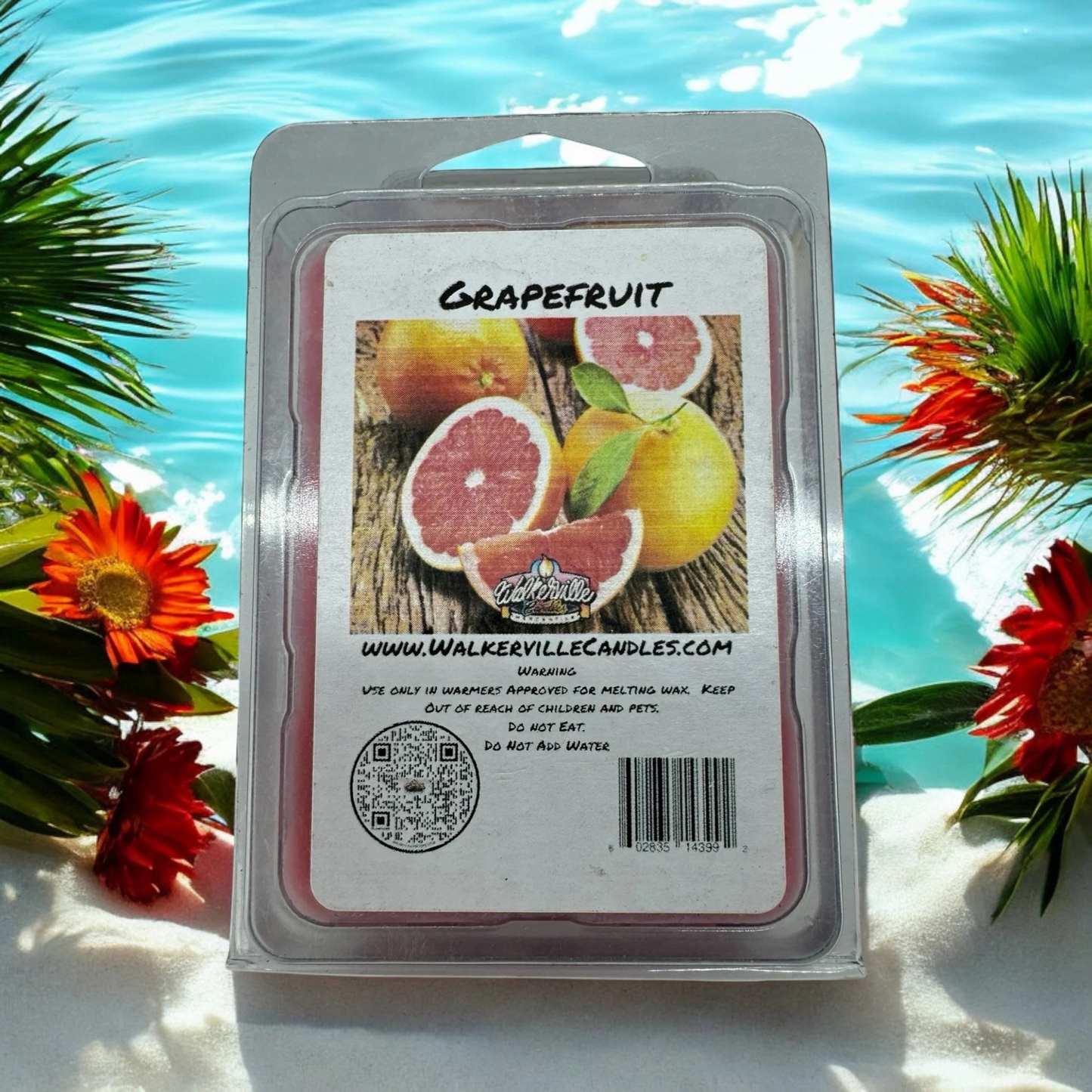 Grapefruit Scented Handmade, Eco-friendly Wax Melt