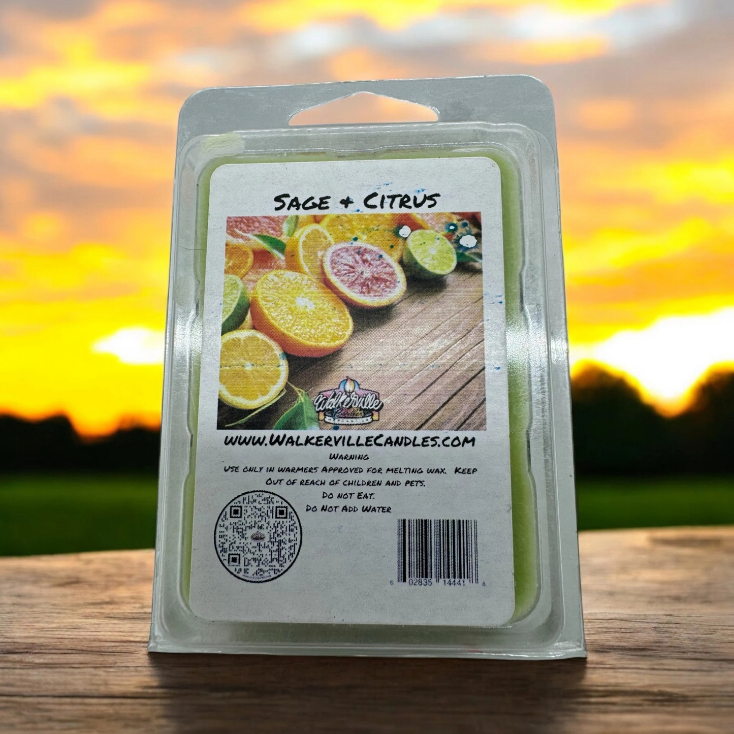 Sage & Citrus Scented Handmade, Eco-friendly Wax Melt