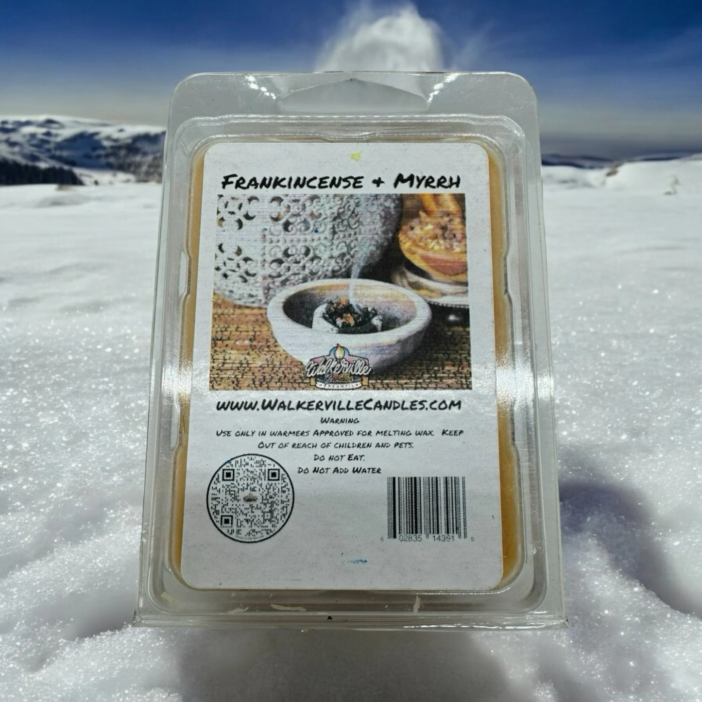 Frankincense & Myrrh Scented Handmade, Eco-friendly Wax Melt