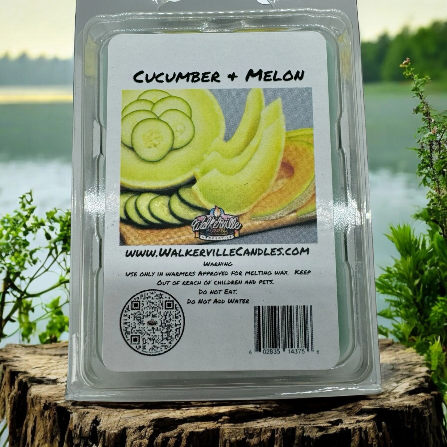 Cucumber & Melon Scented Handmade, Eco-friendly Wax Melt