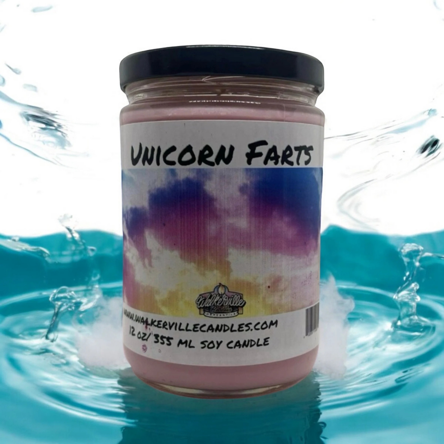 Unicorn Farts 100% Coconut Soy Eco-friendly 12 oz Candle