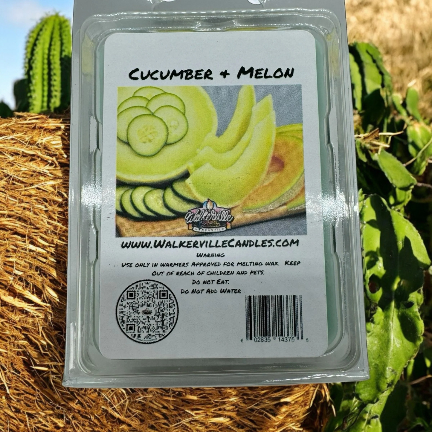 Cucumber & Melon Scented Handmade, Eco-friendly Wax Melt