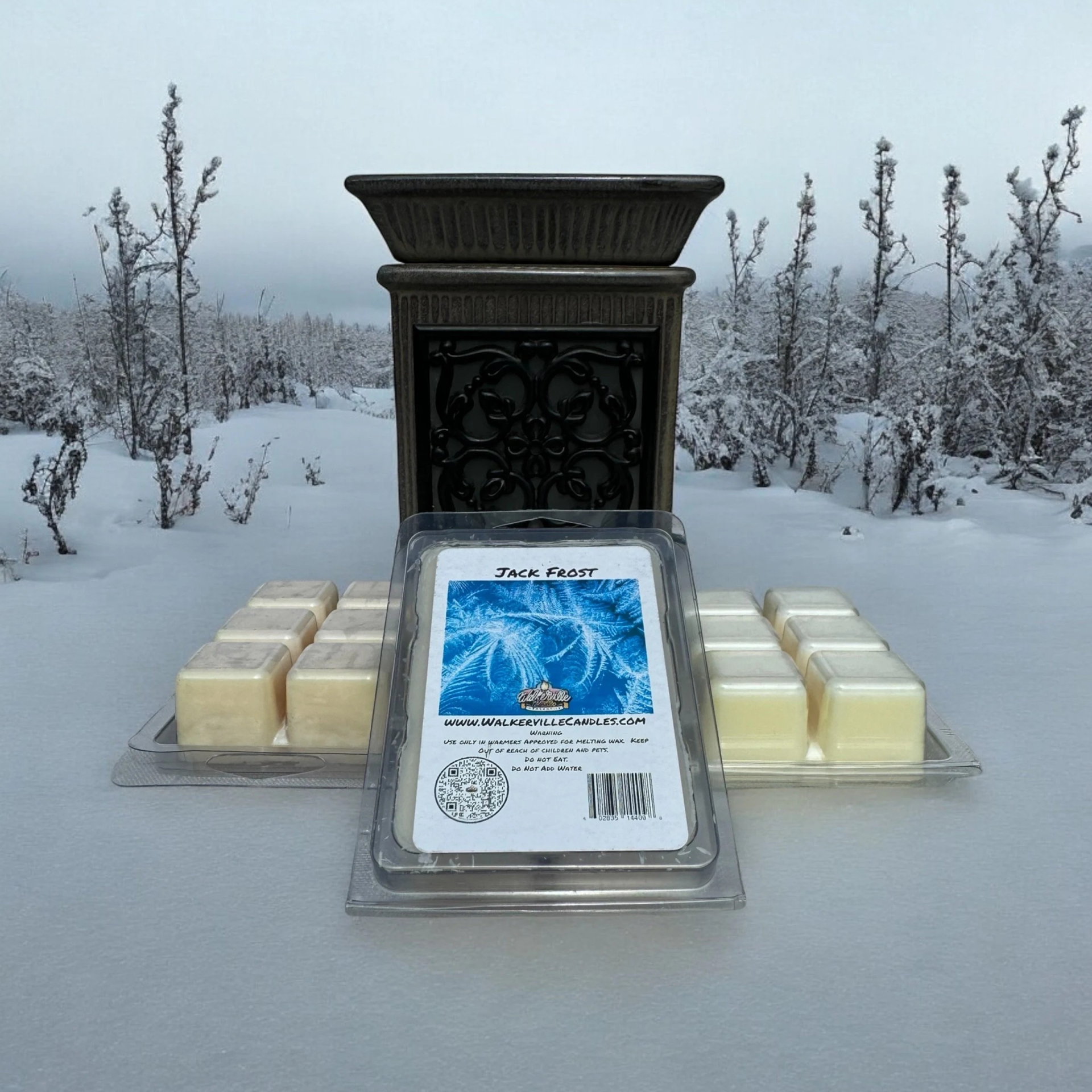 Jack Frost Vegan Soy wax, Hand-poured, Eco-friendly Christmas Bakery Food Drink Wax Melt