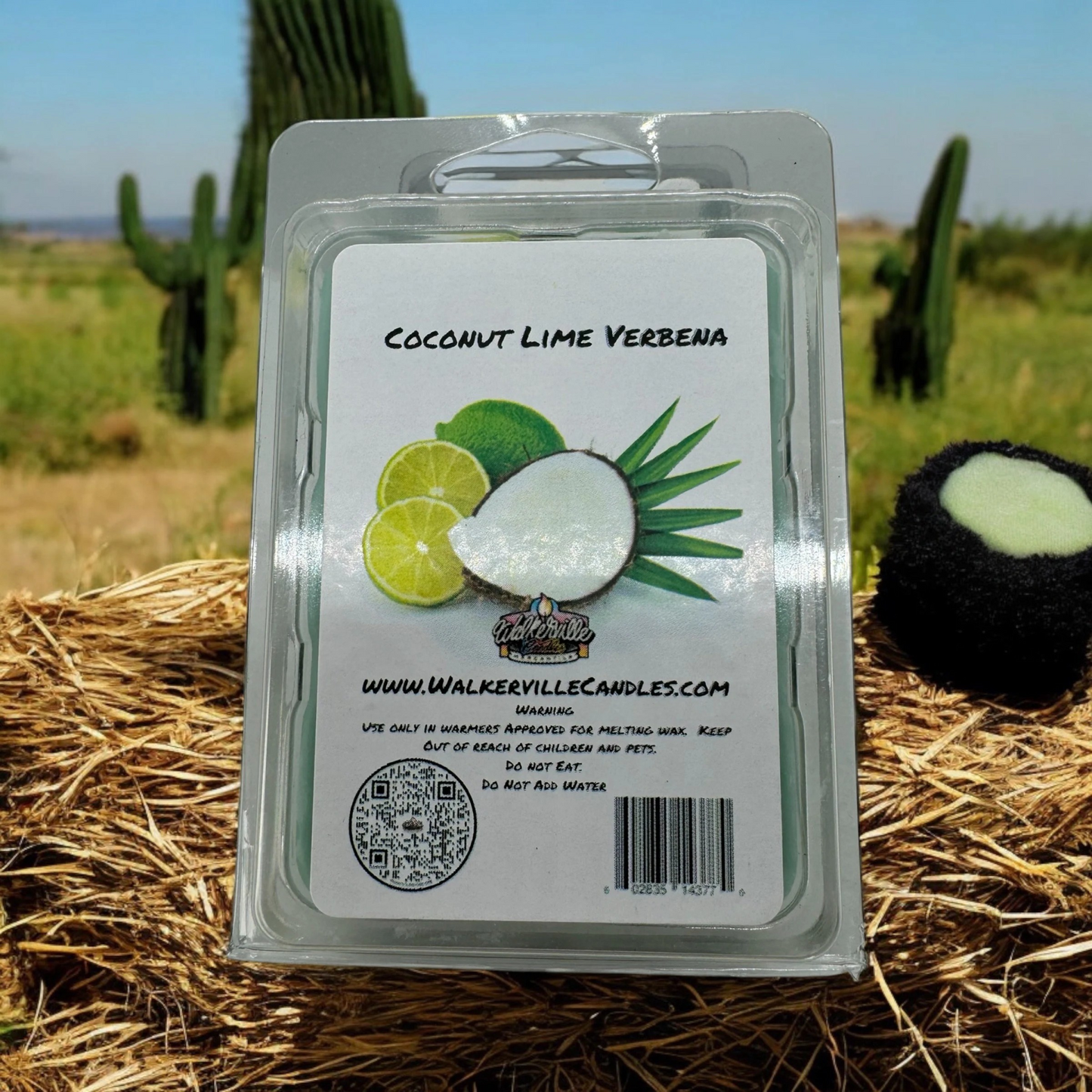 Coconut Lime Verbena Scented Handmade, Eco-friendly Wax Melt