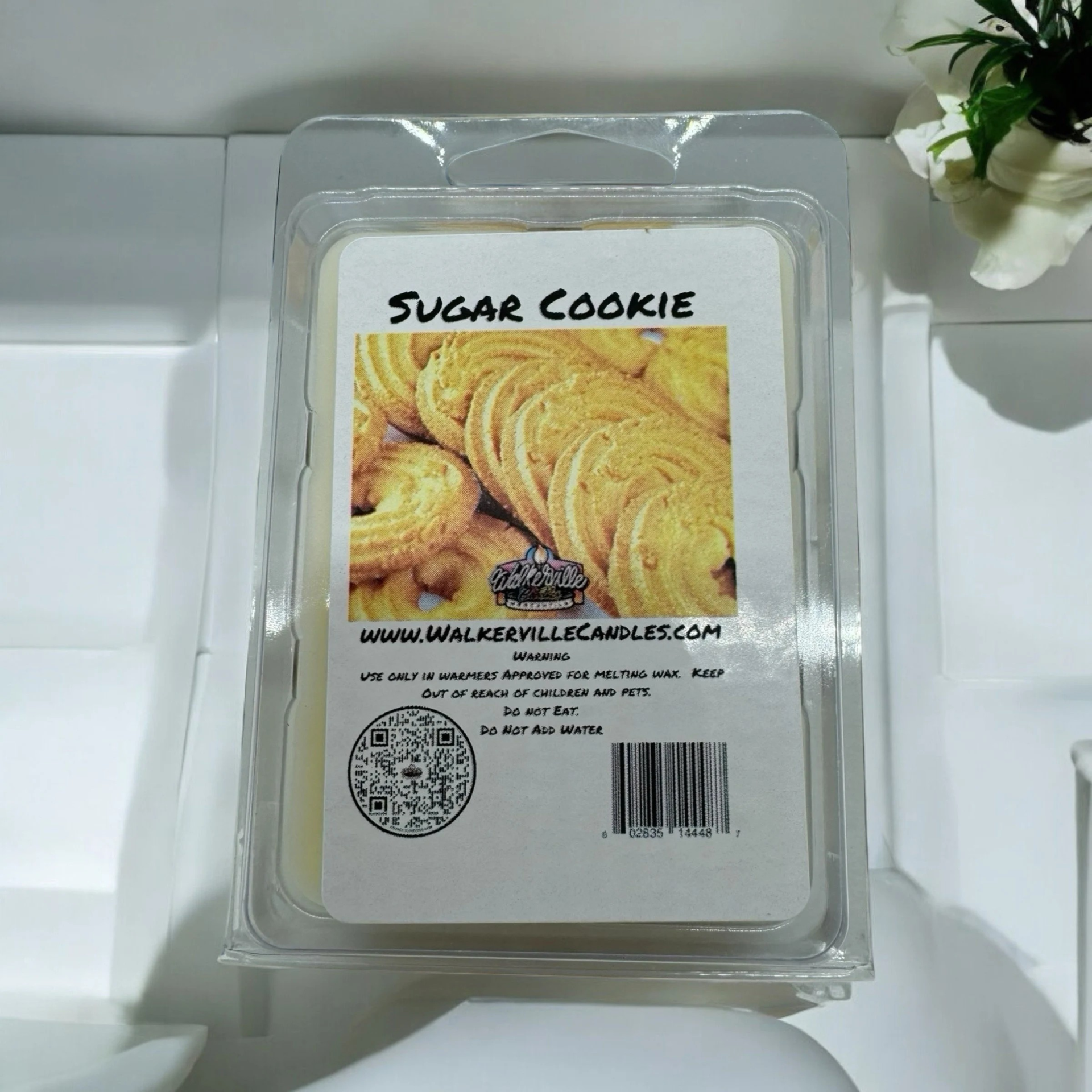 Sugar Cookie Vegan Soy wax, Hand-poured, Eco-friendly Bakery Food Drink Wax Melt