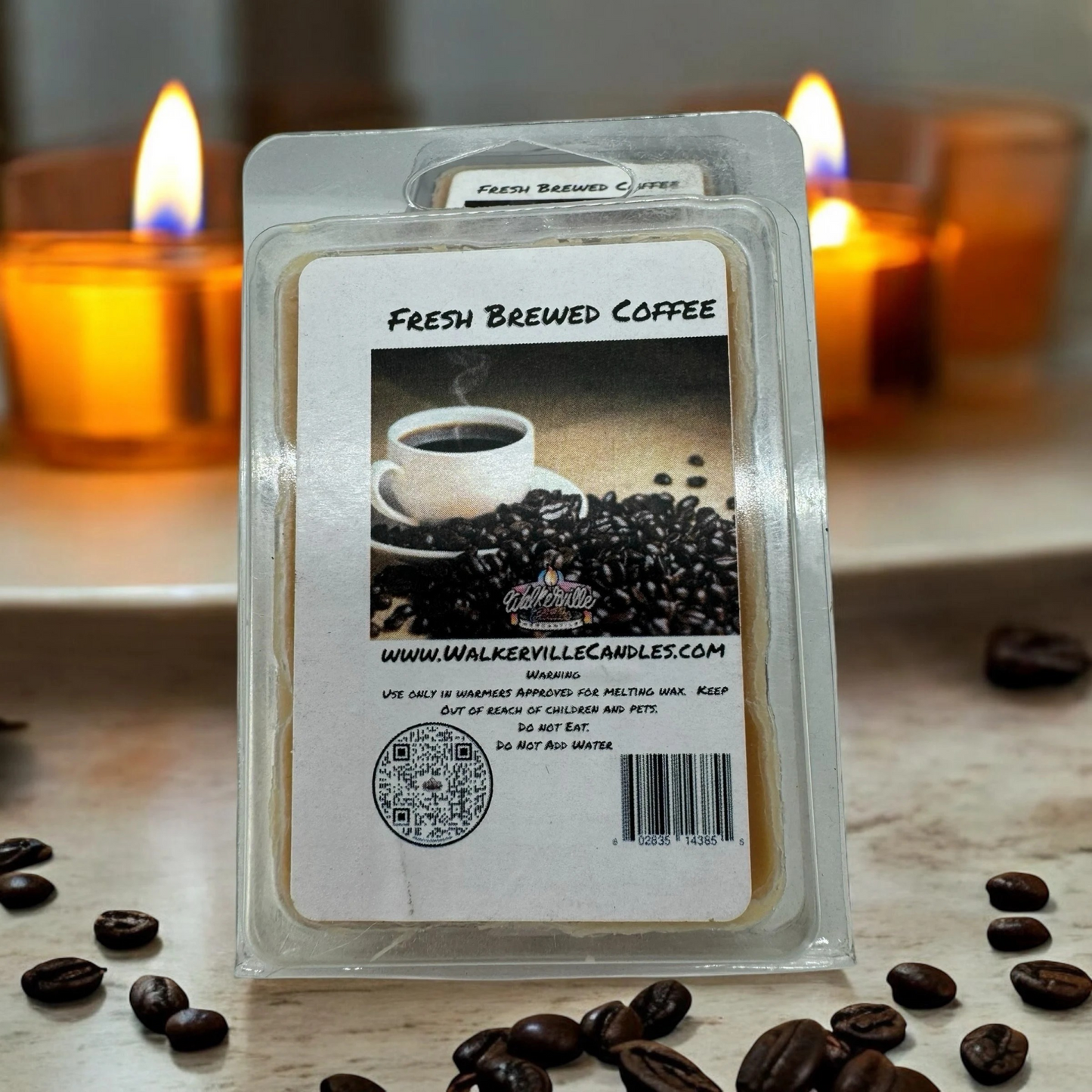 Fresh Brewed Coffee Scented Handmade, Eco-friendly Wax Melt