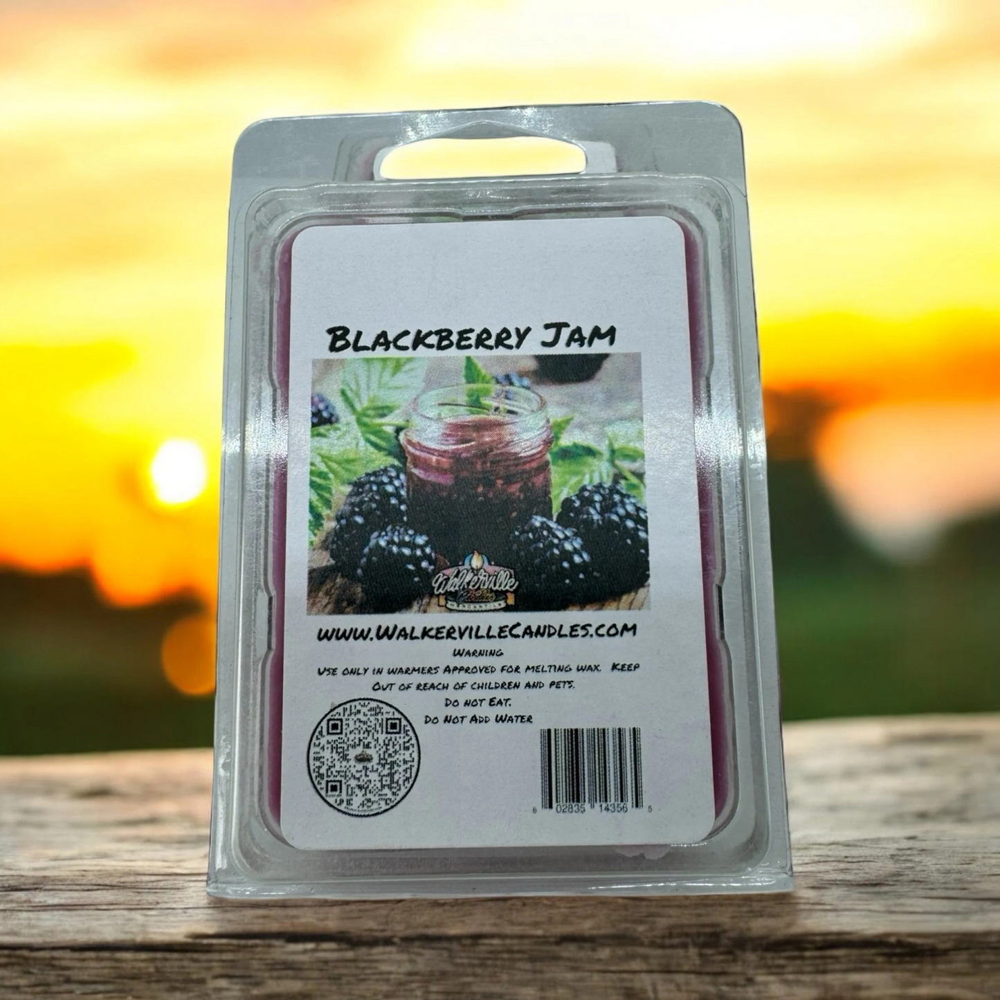 Blackberry Jam Scented Handmade, Eco-friendly Wax Melt