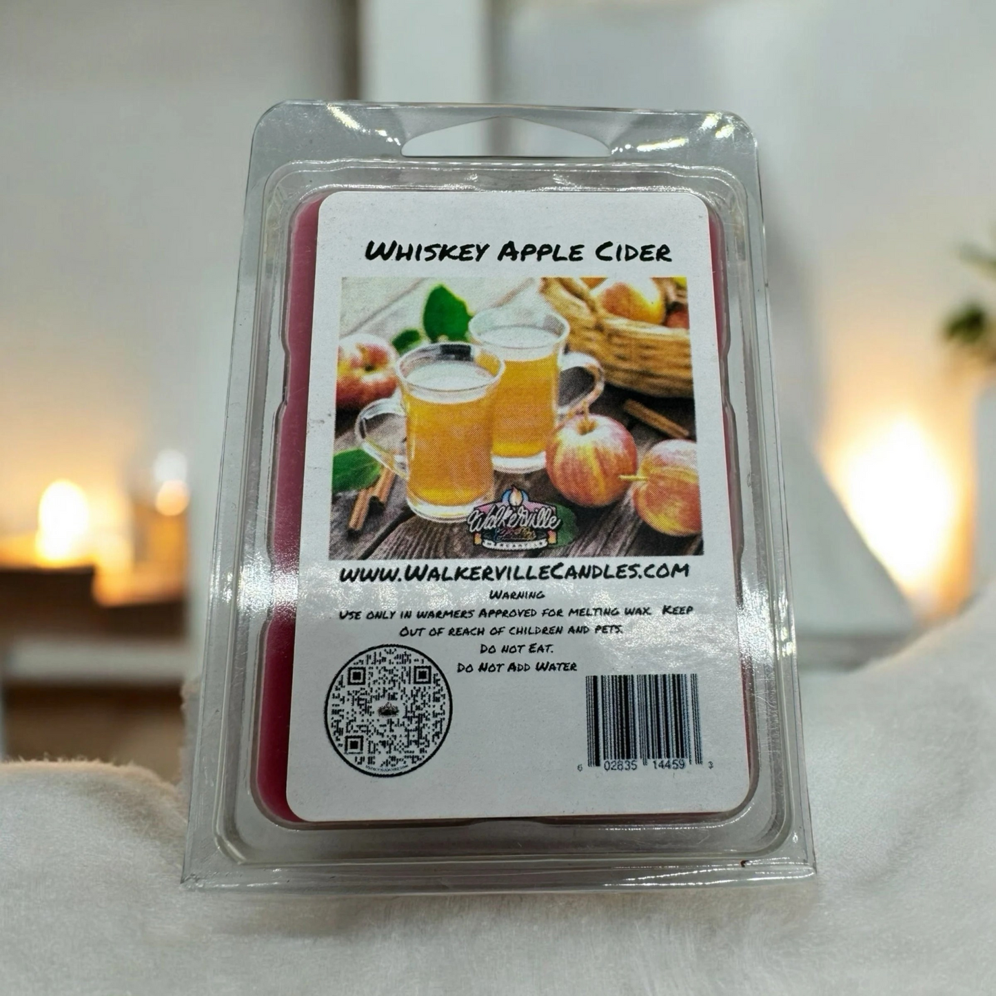 Whiskey Apple Cider Scented Handmade, Eco-friendly Wax Melt