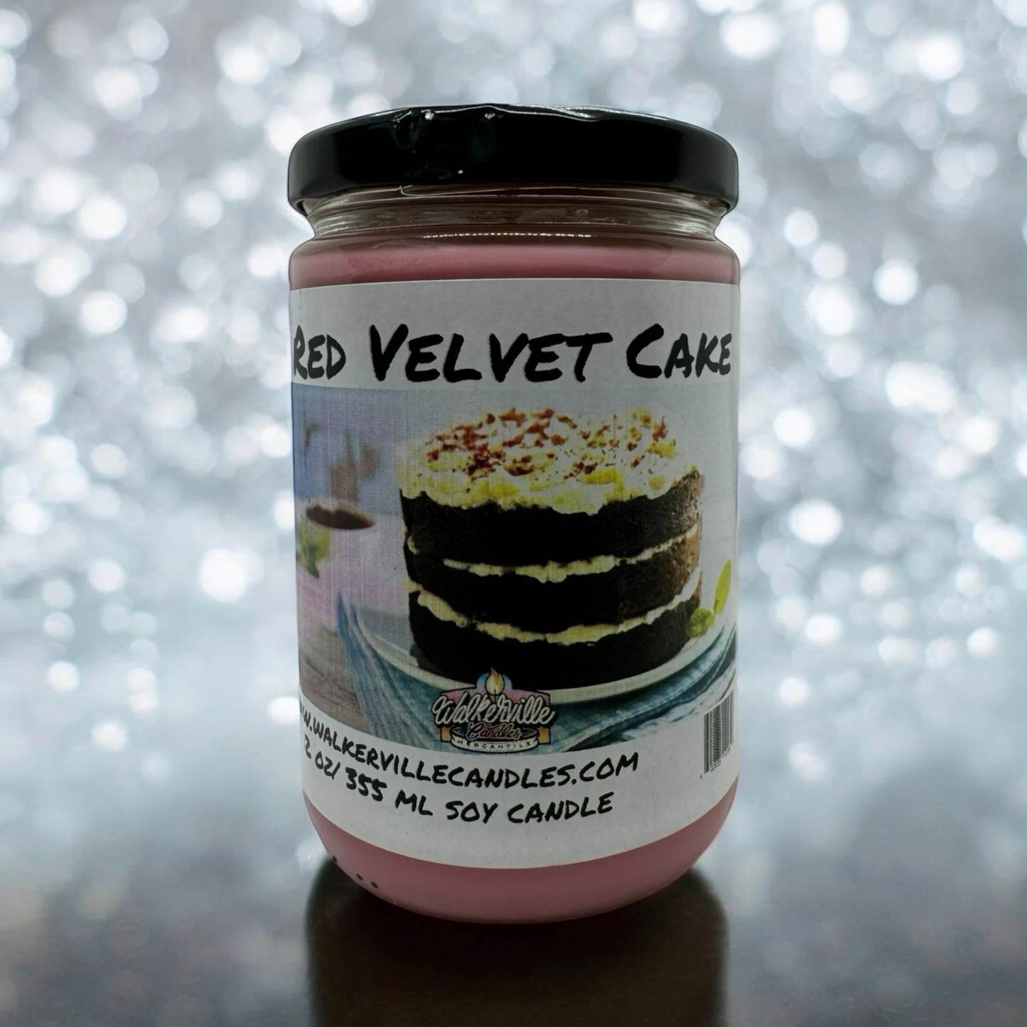 Red Velvet Cake 100% Coconut Soy Eco-friendly 12 oz Candle