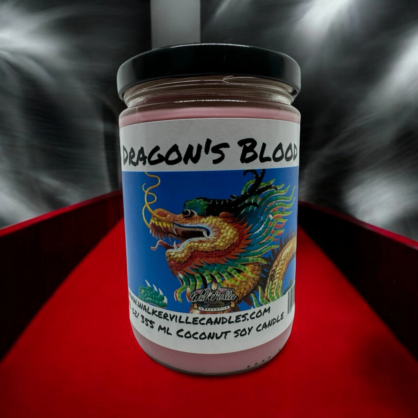 Dragon's Blood 100% Coconut Soy Eco-friendly 12 oz Candle Wood Wick