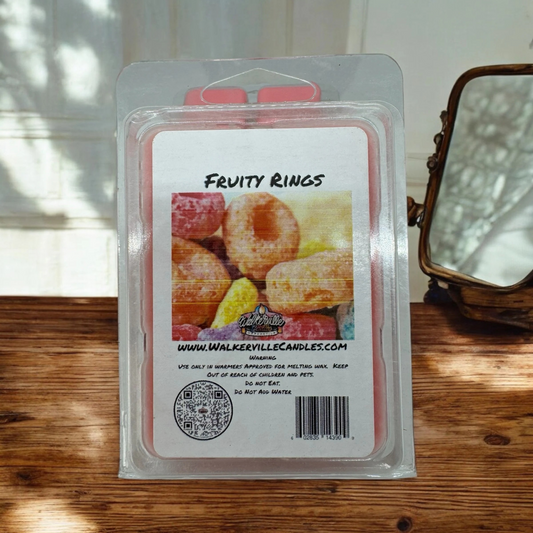 Fruity Rings Scented Handmade, Eco-friendly Wax Melt