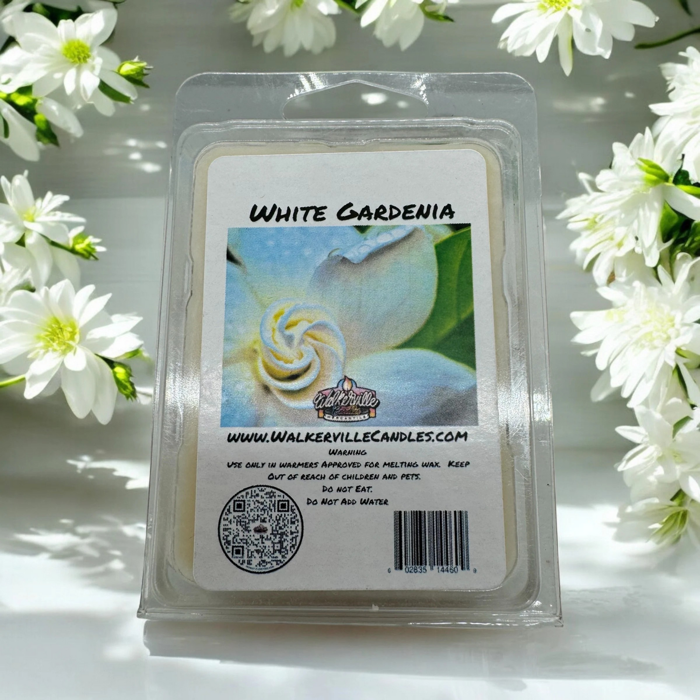 White Gardenia Scented Handmade, Eco-friendly Wax Melt