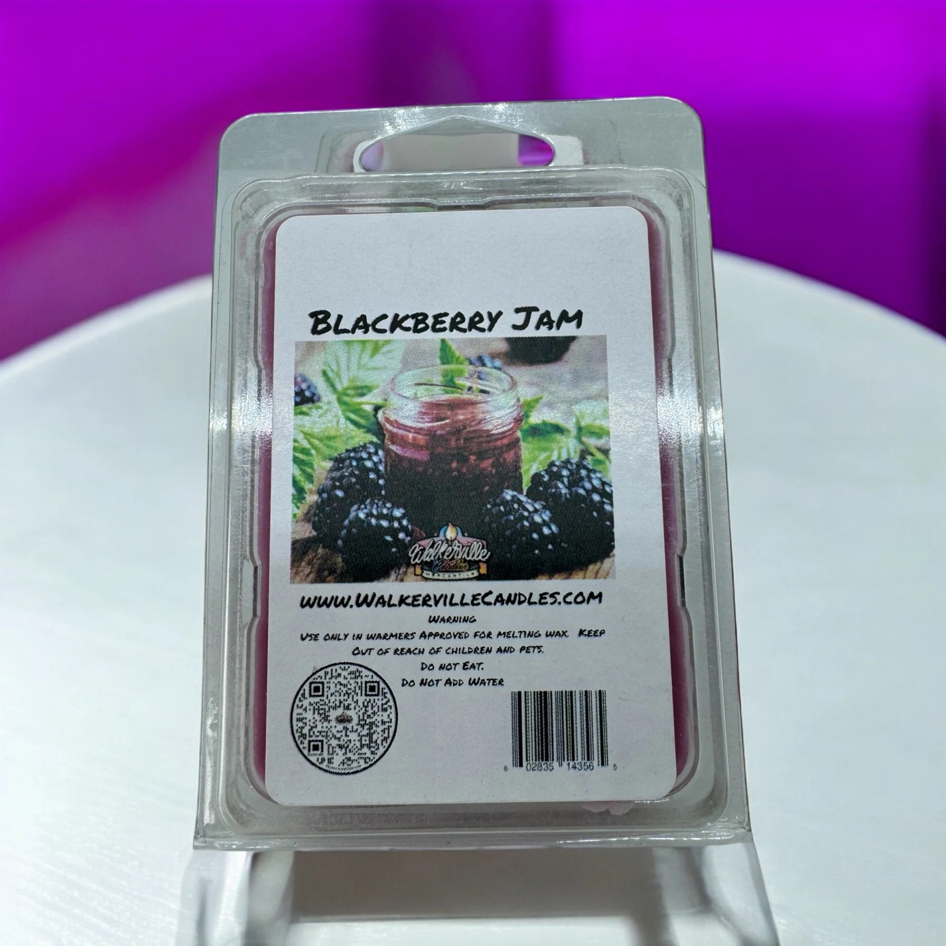 Blackberry Jam Vegan Soy wax, Hand-poured, Eco-friendly Bakery Food Drink Wax Melt
