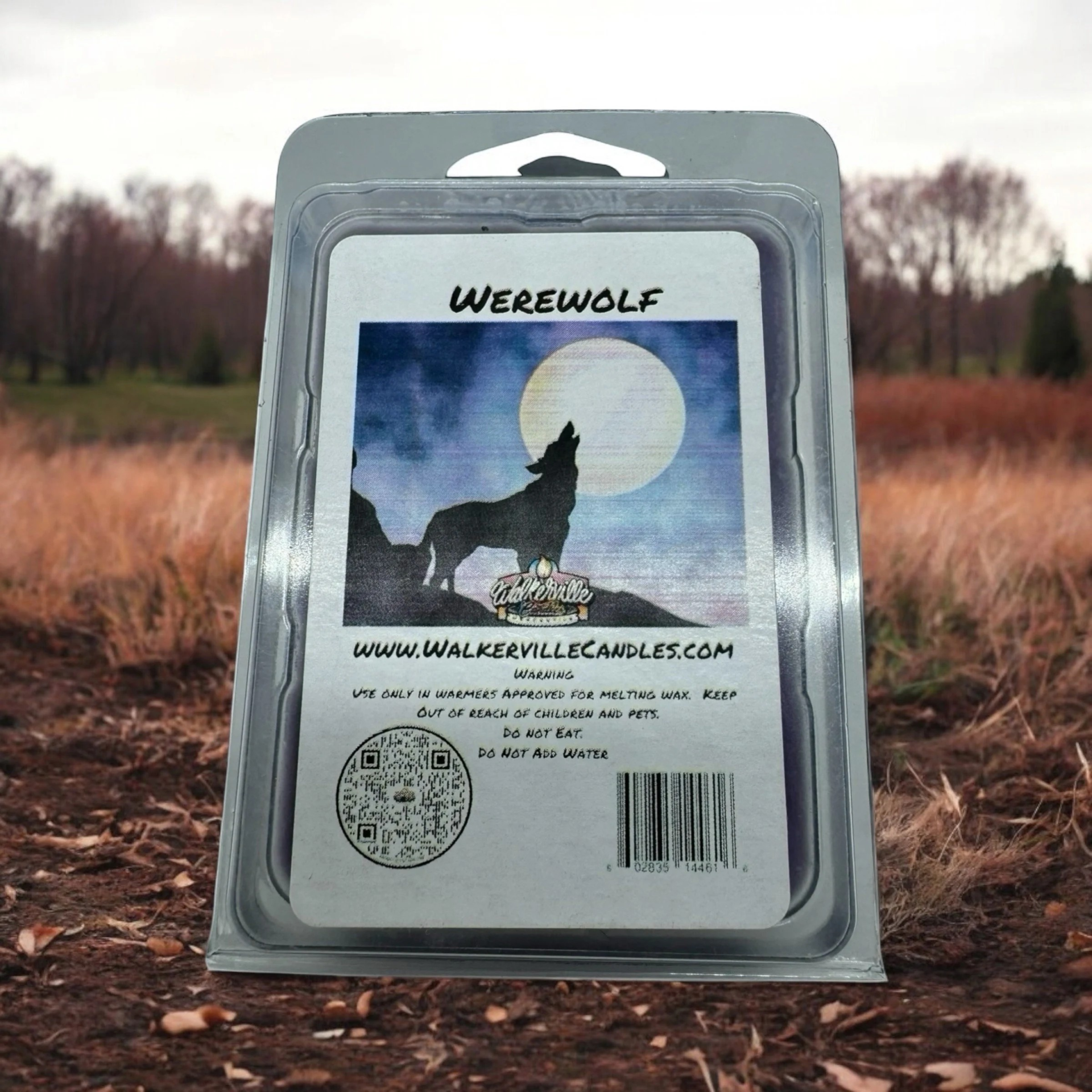 Werewolf Vegan Soy wax, Hand-poured, Eco-friendly Clean Woodsy Halloween Wax Melt
