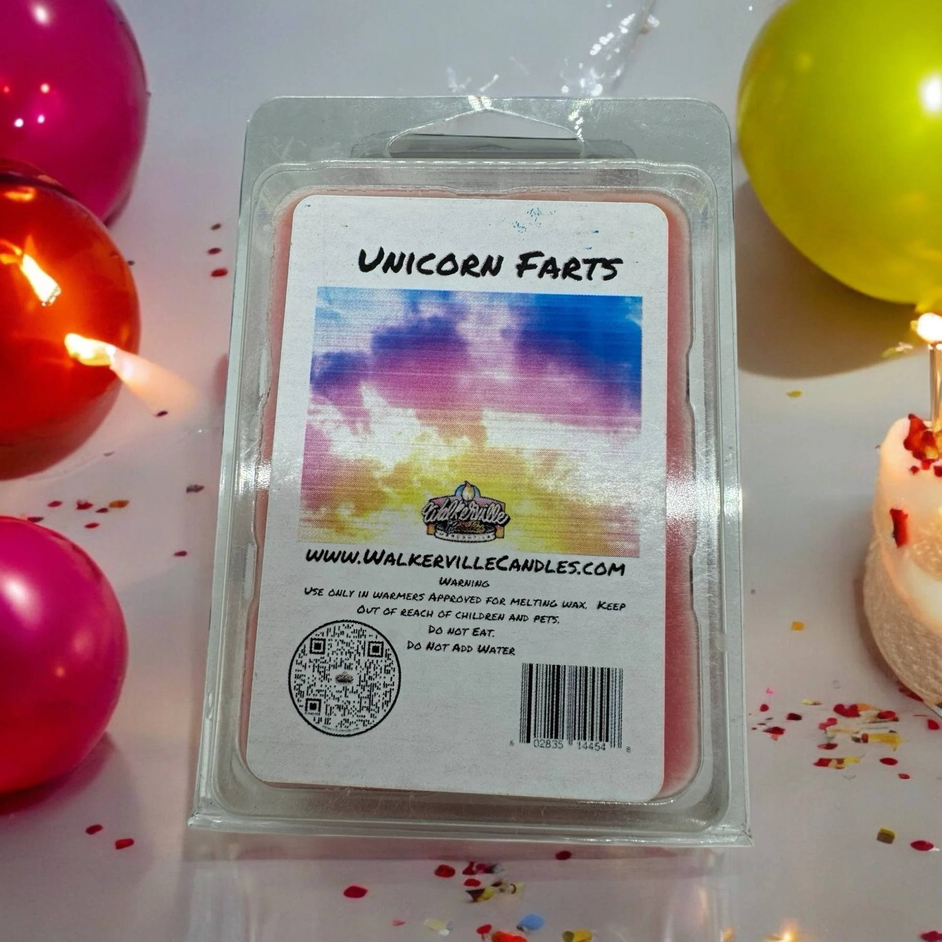 Unicorn Farts Vegan Soy wax, Hand-poured, Eco-friendly Bakery Food Drink Wax Melt