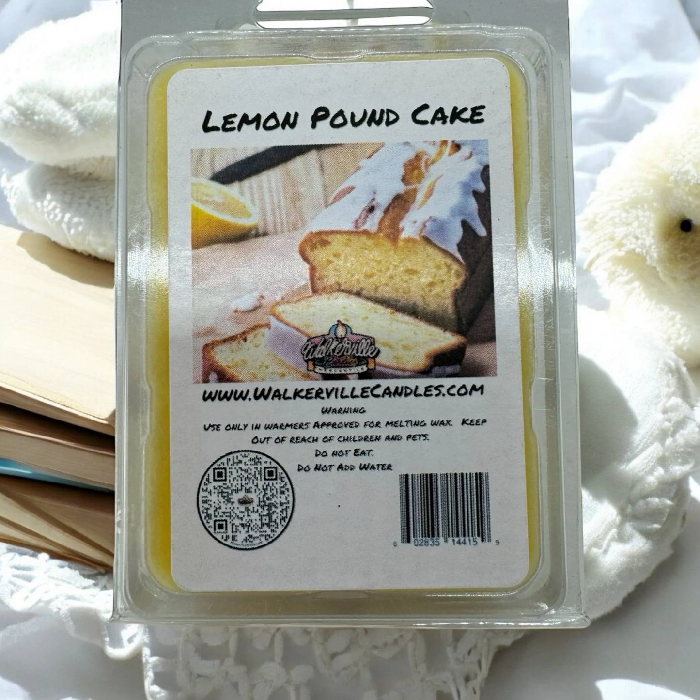 Lemon Pound Cake Scented Handmade, Eco-friendly Wax Melt