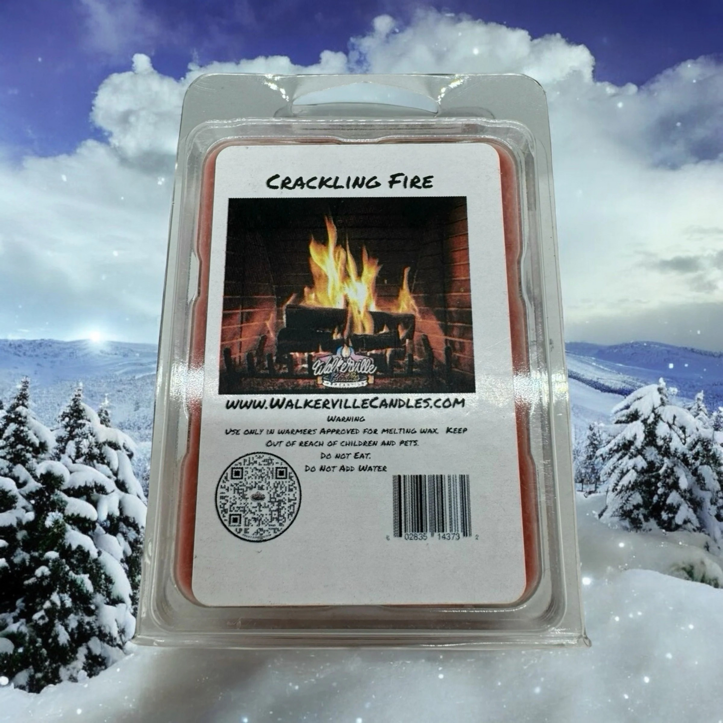 Crackling Fire Scented Handmade, Eco-friendly Wax Melt