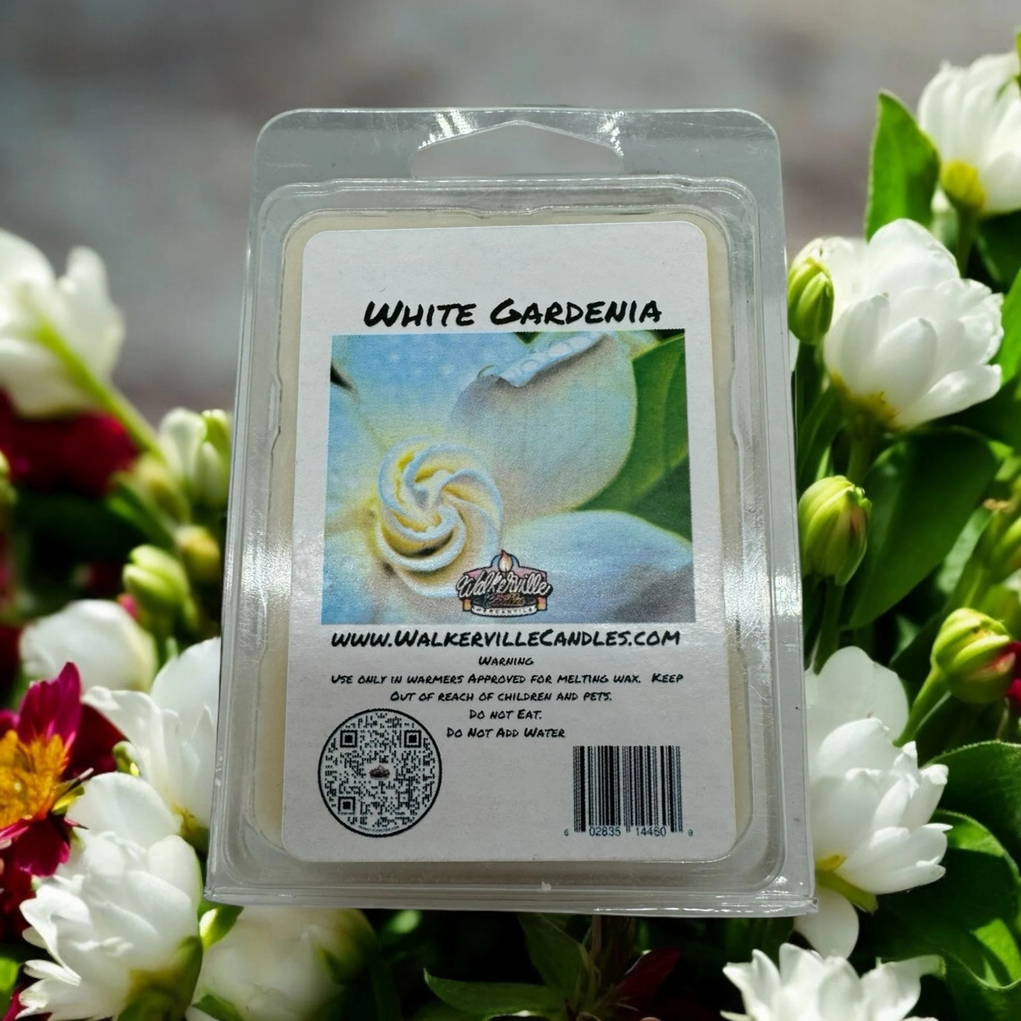 White Gardenia Scented Handmade, Eco-friendly Wax Melt