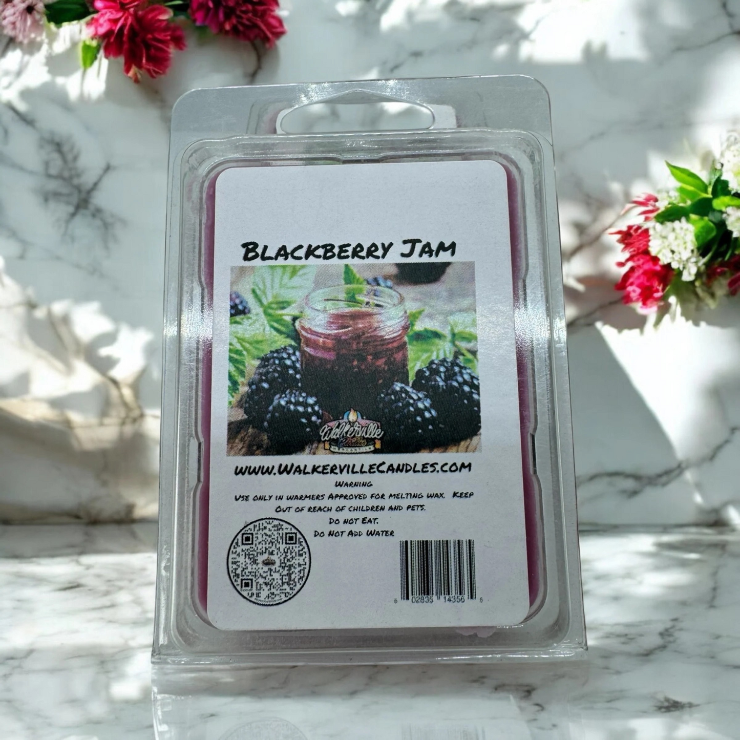 Blackberry Jam Scented Handmade, Eco-friendly Wax Melt