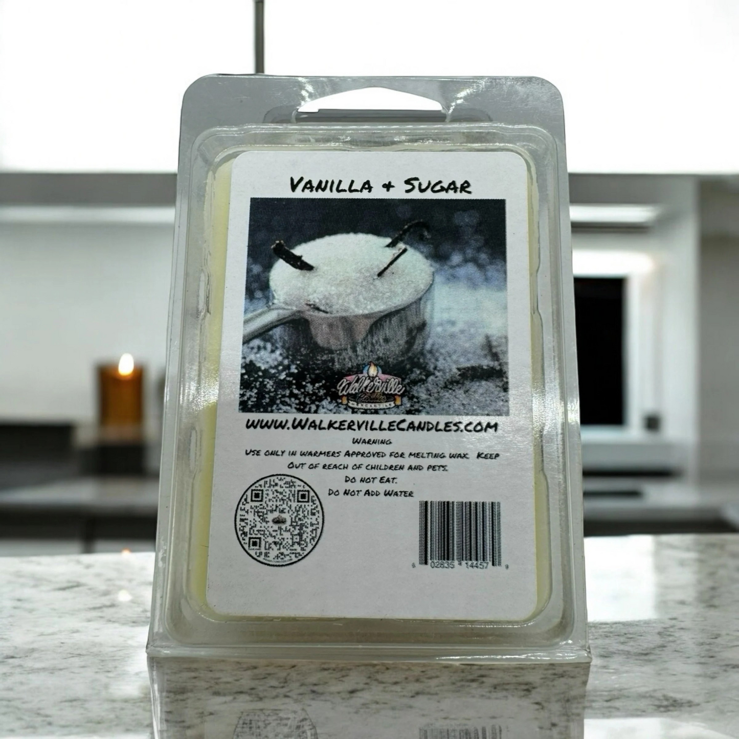 Vanilla & Sugar Scented Handmade, Eco-friendly Wax Melt