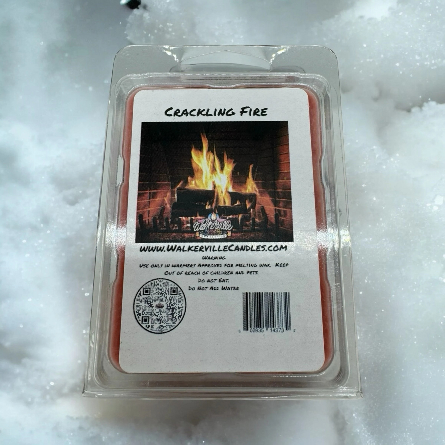 Crackling Fire Scented Handmade, Eco-friendly Wax Melt