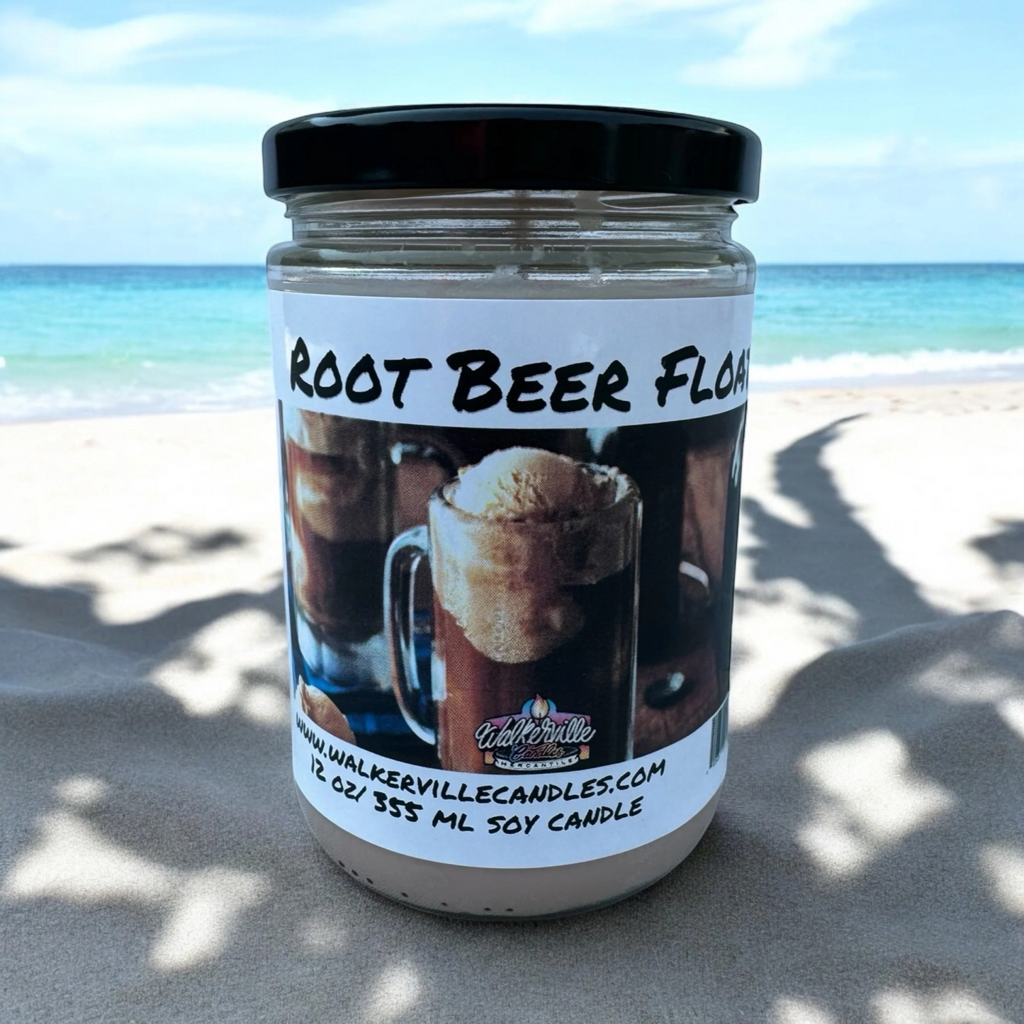 Root Beer Float 100% Coconut Soy Eco-friendly 12 oz Candle