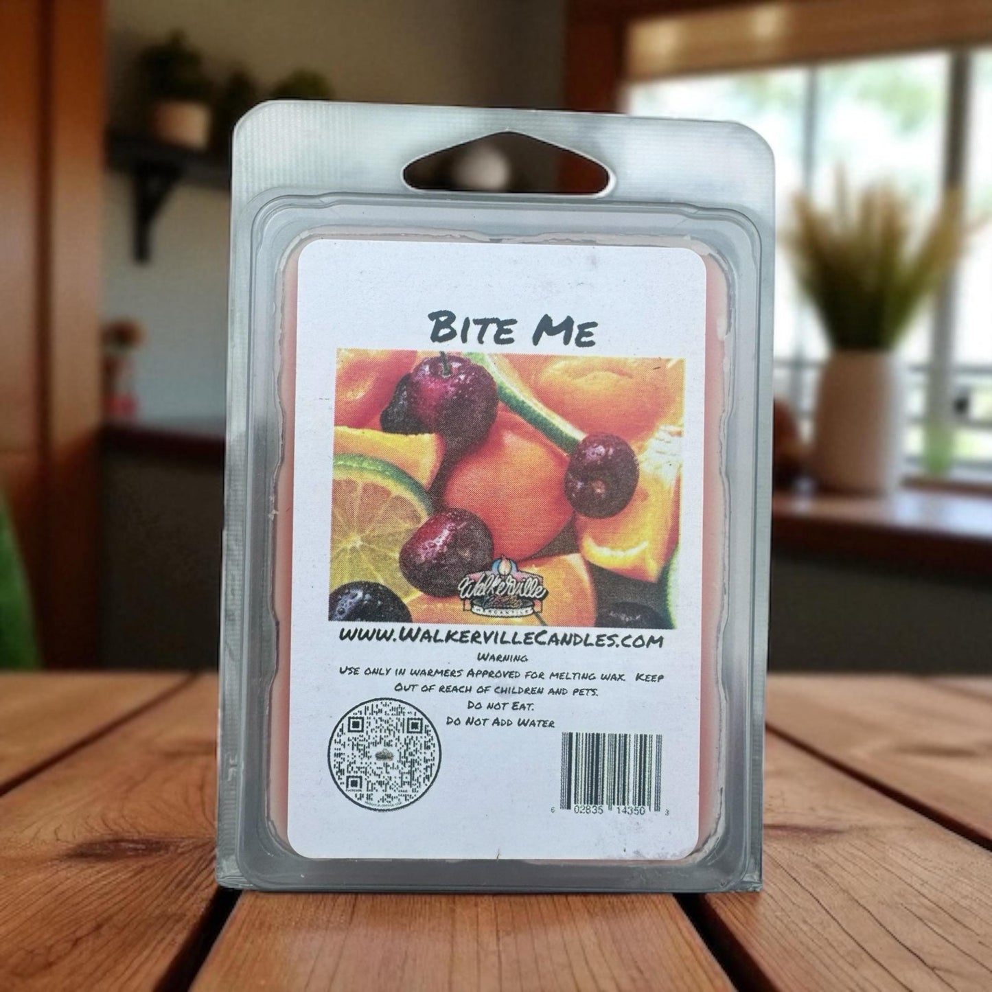 Bite Me Scented Vegan Soy wax, Hand-poured, Eco-friendly Fruity Wax Melt