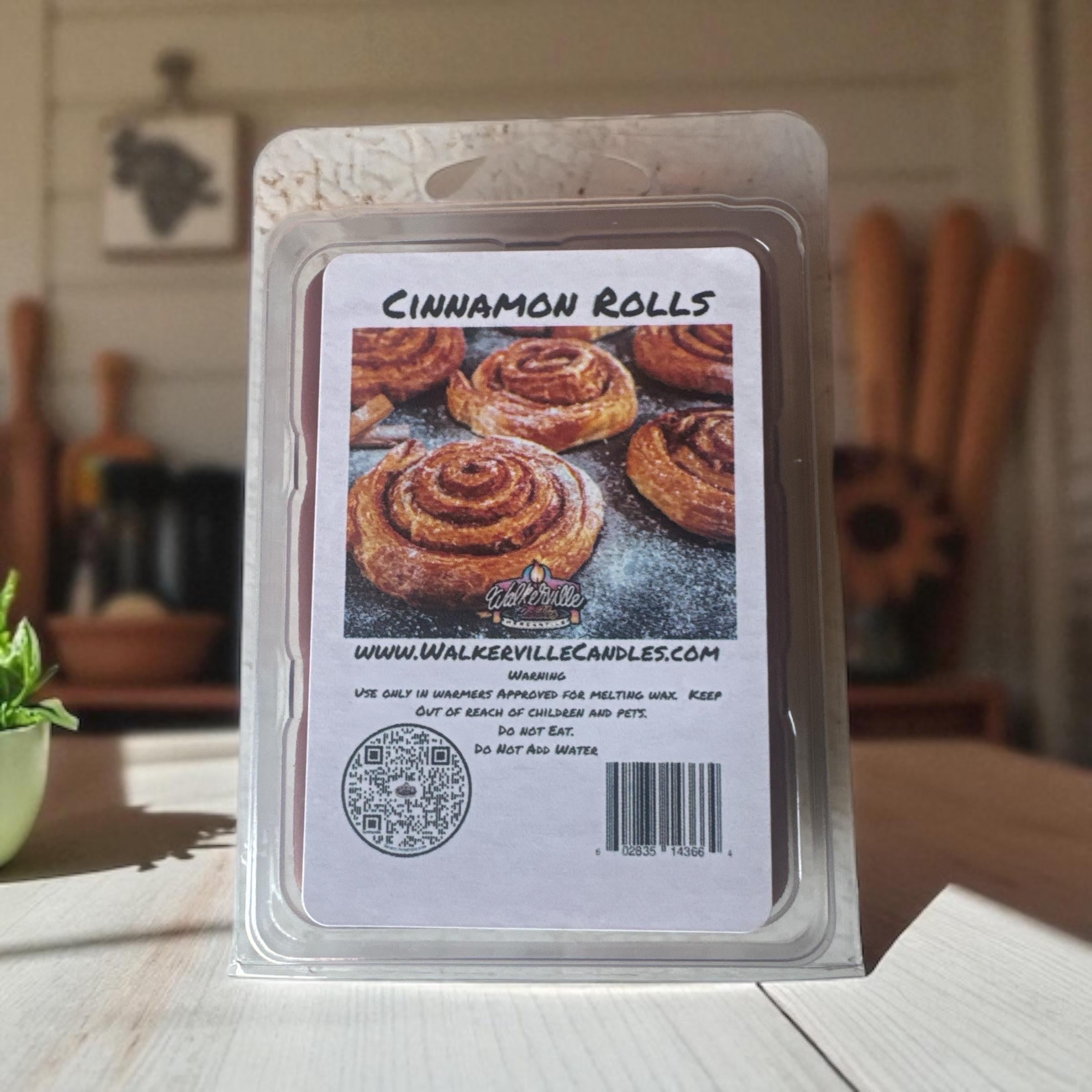 Cinnamon Rolls Vegan Soy wax, Hand-poured, Eco-friendly Bakery Food Drink Wax Melt