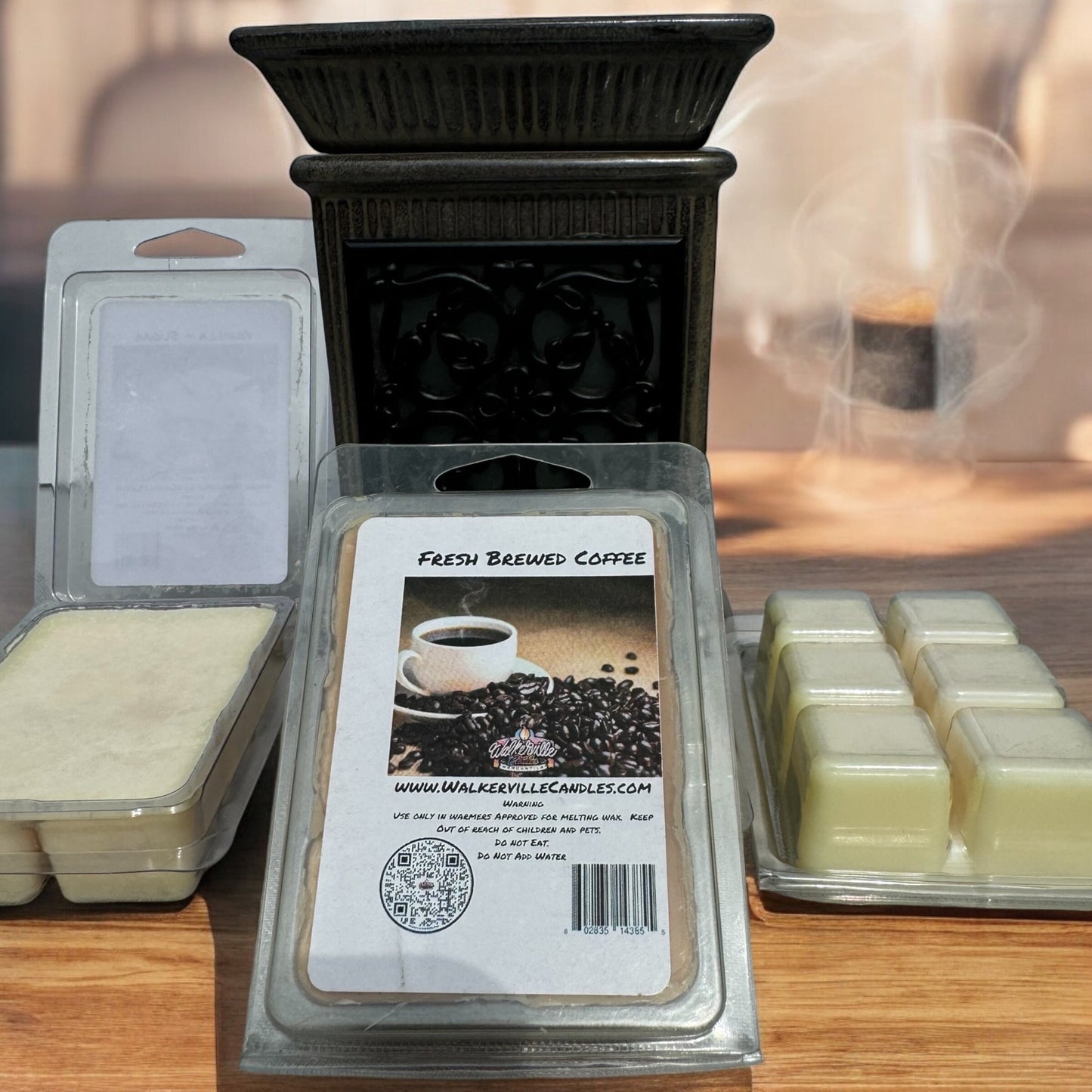 Fresh Brewed Coffee Vegan Soy wax, Hand-poured, Eco-friendly Bakery Food Drink Wax Melt