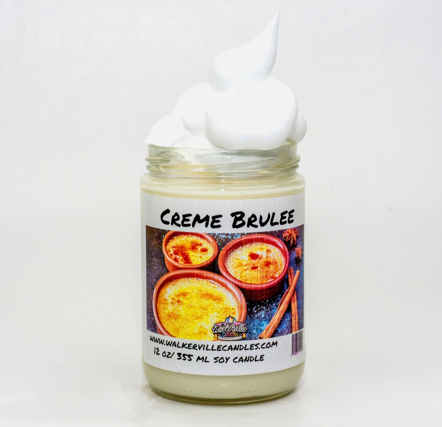 Crème Brulée 100% Coconut Soy Eco-friendly 12 oz Candle