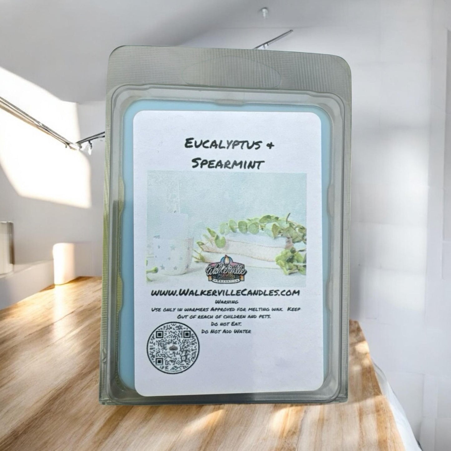 Eucalyptus & Spearmint Vegan Soy wax, Hand-poured, Eco-friendly Fruity Floral Wax Melt