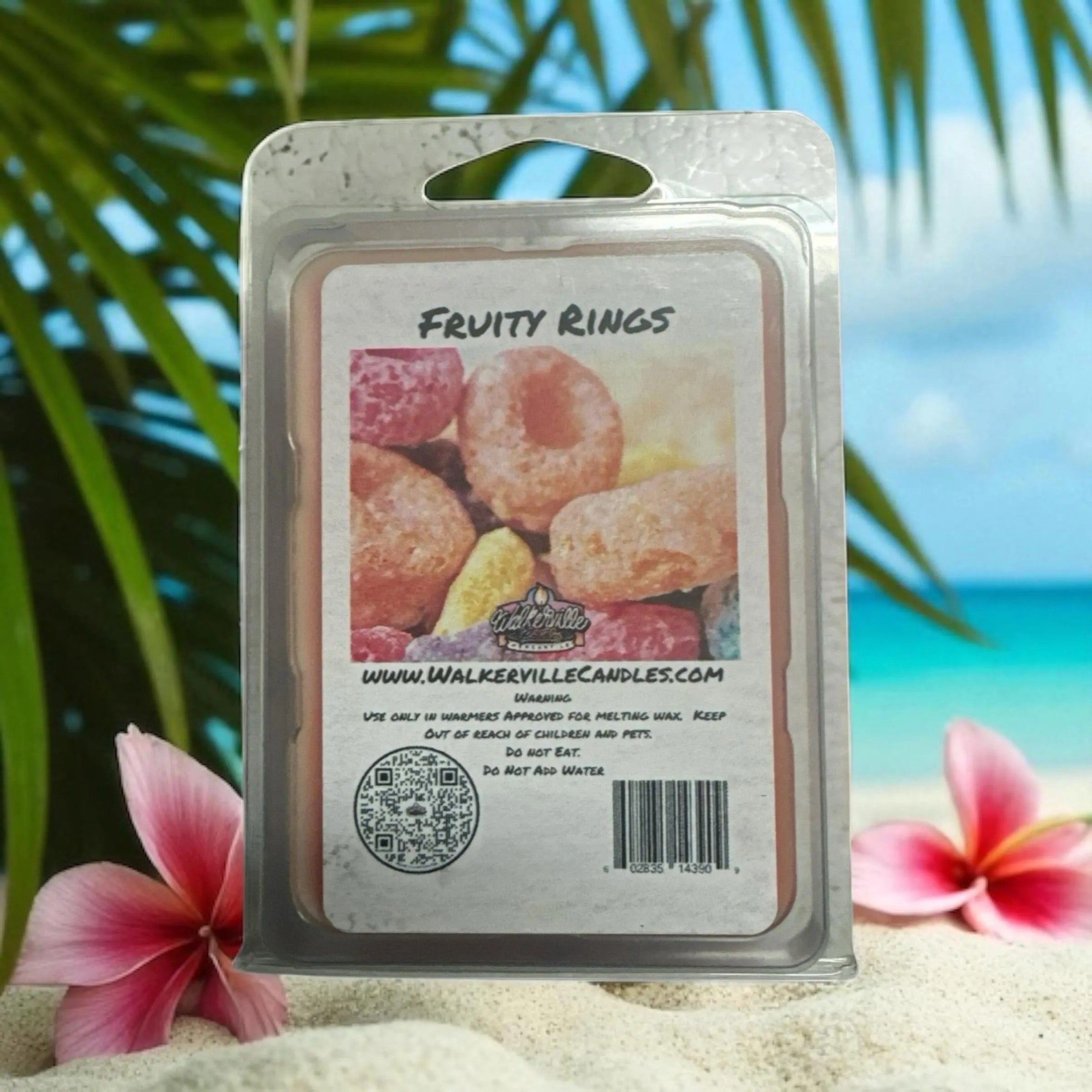 Fruity Rings Vegan Soy wax, Hand-poured, Eco-friendly Fruity Bakery Food Drink Wax Melt