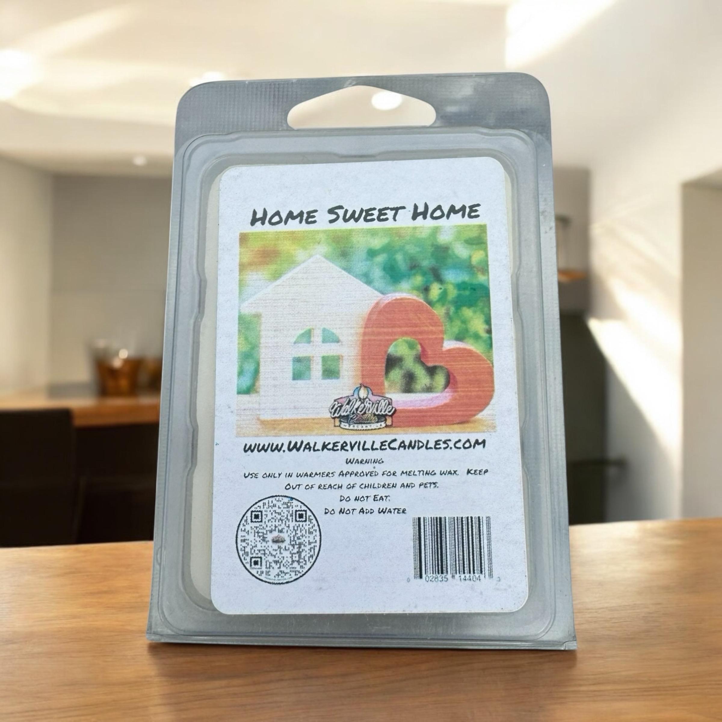 Home Sweet Home Scented Handmade, Eco-friendly Wood Clean Floral Wax Melt