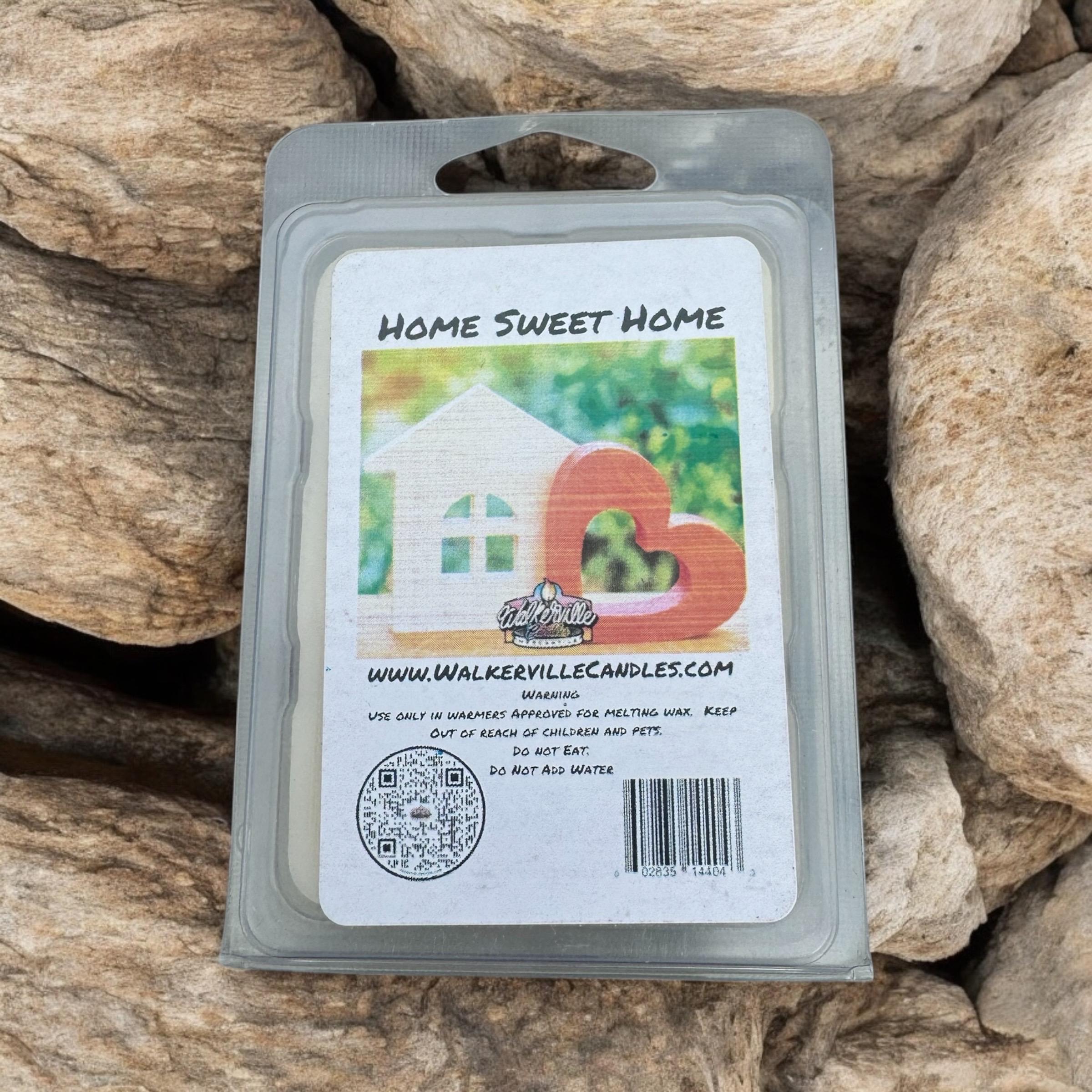 Home Sweet Home Scented Handmade, Eco-friendly Wood Clean Floral Wax Melt