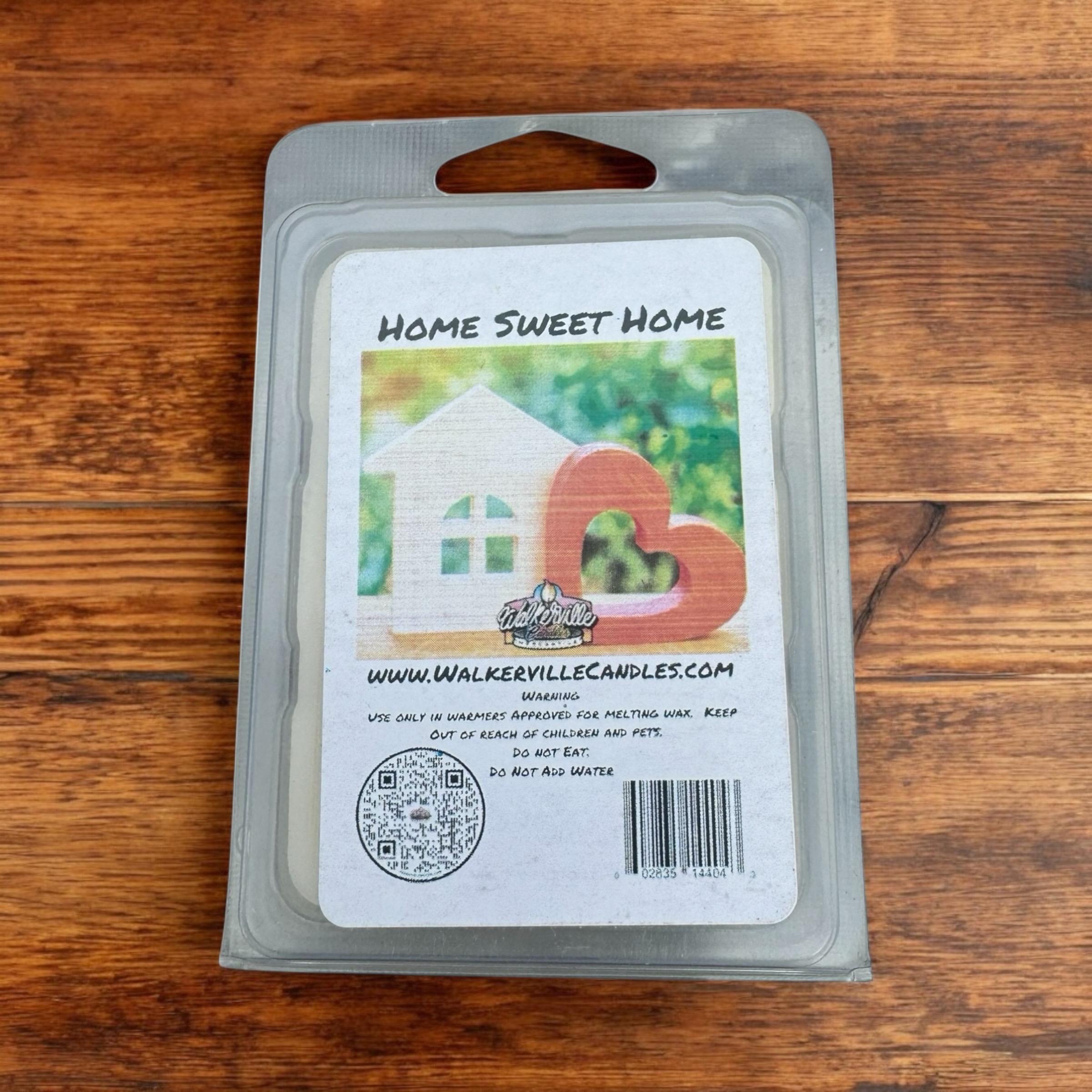 Home Sweet Home Scented Handmade, Eco-friendly Wood Clean Floral Wax Melt