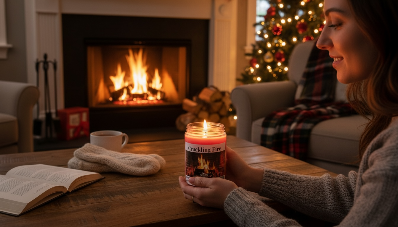 Crackling Fire Coconut Soy 12.5 oz/ 375 ml Candle