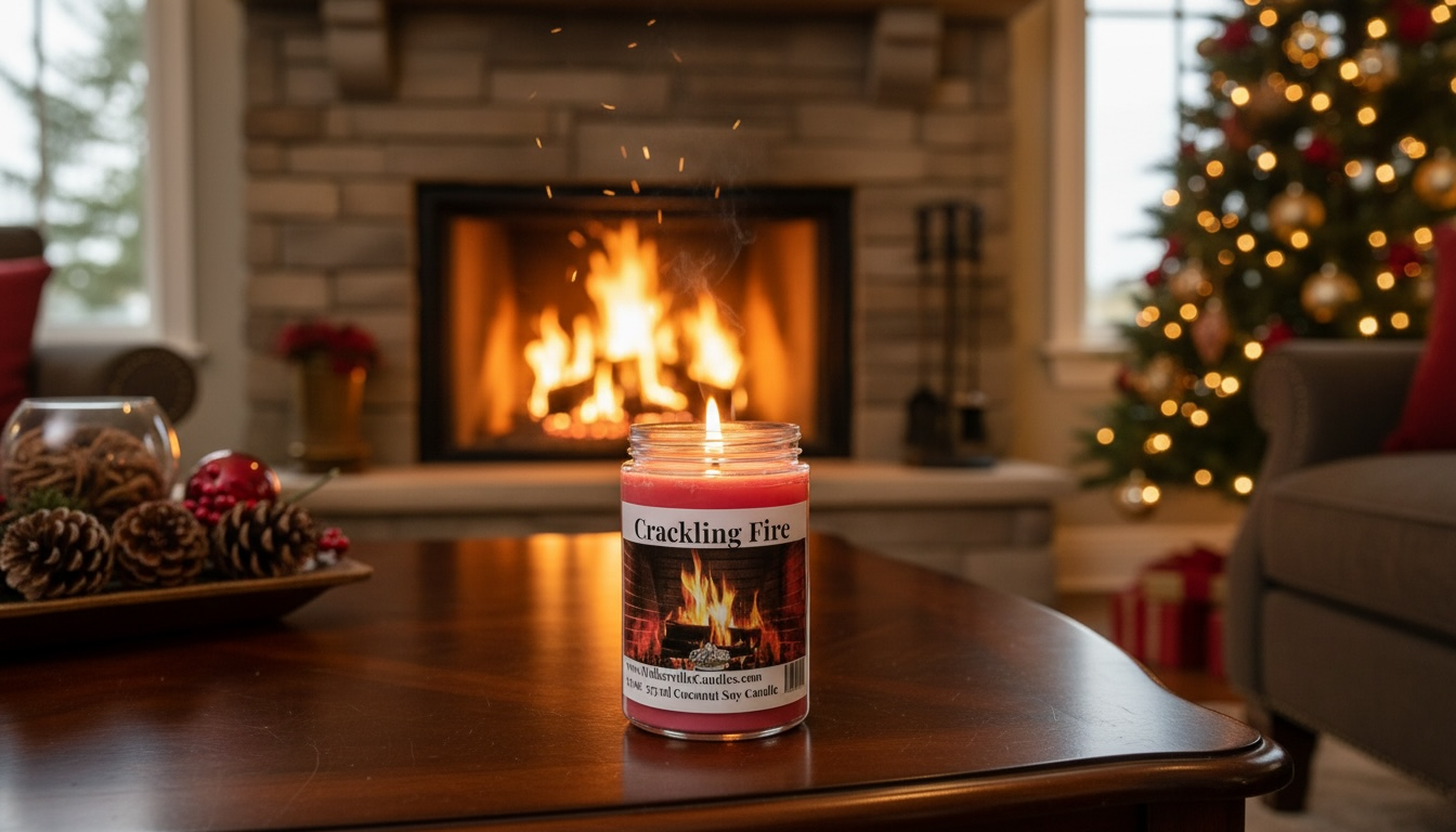 Crackling Fire Coconut Soy 12.5 oz/ 375 ml Candle