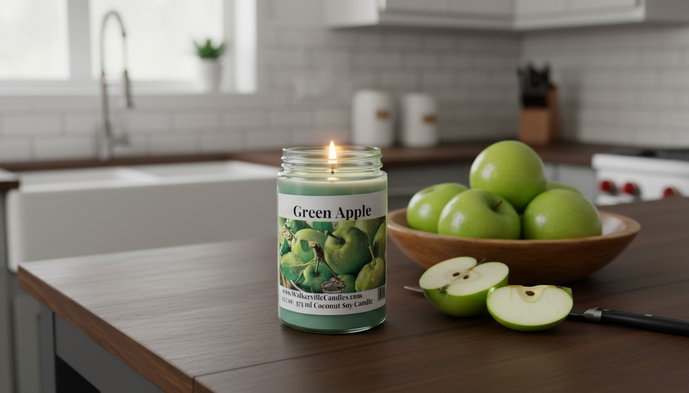 Green Apple Coconut Soy 12.5 oz/ 375 ml Candle