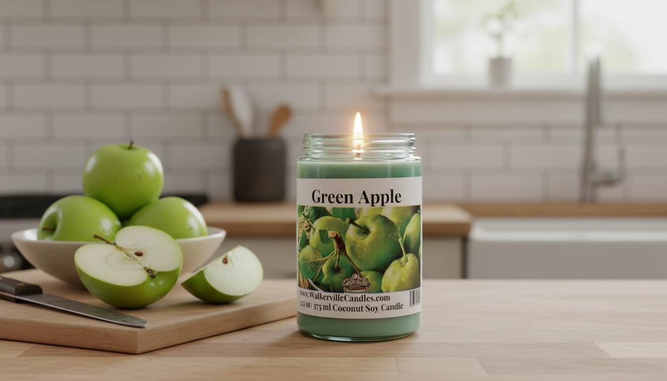 Green Apple Coconut Soy 12.5 oz/ 375 ml Candle