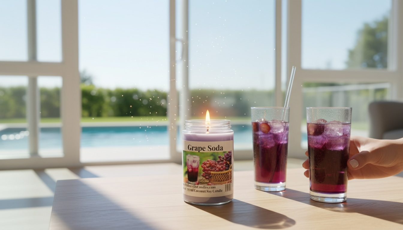 Grape Soda Coconut Soy 12.5 oz/ 375 ml Candle