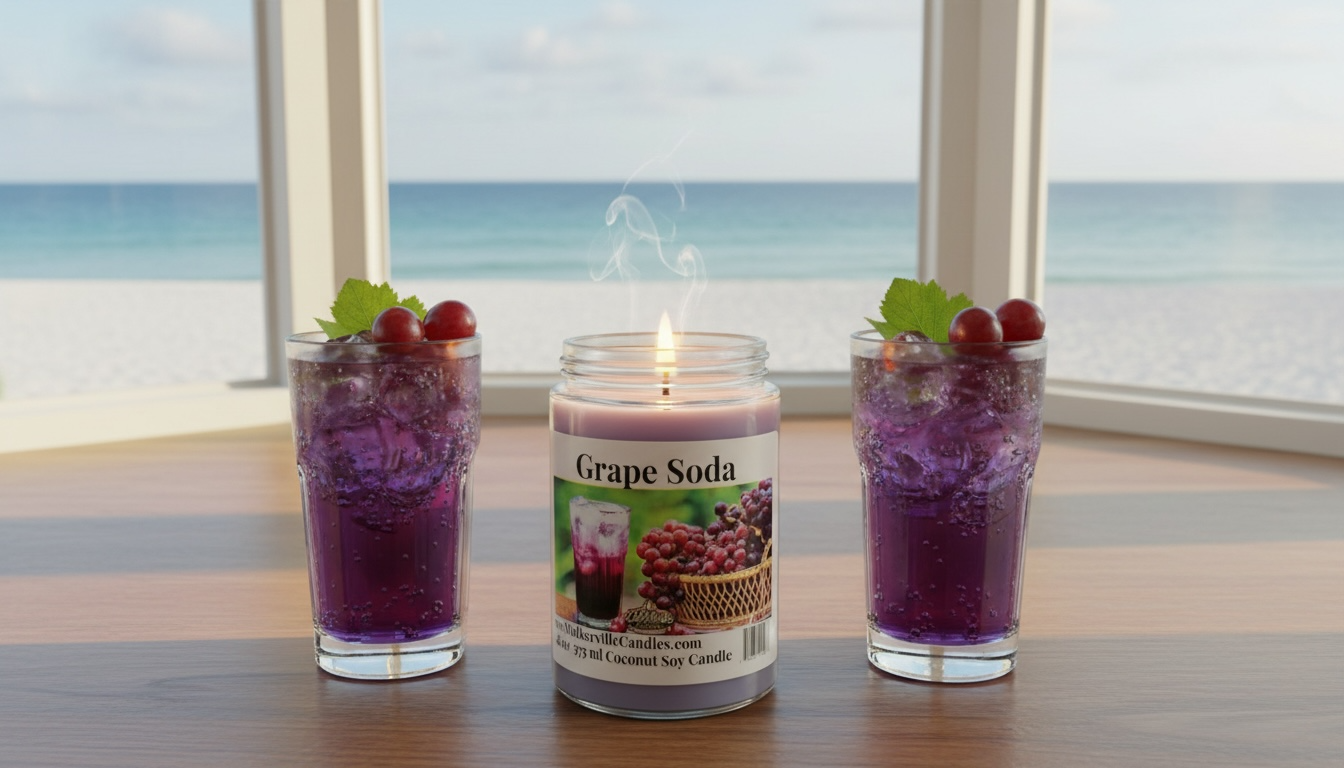 Grape Soda Coconut Soy 12.5 oz/ 375 ml Candle