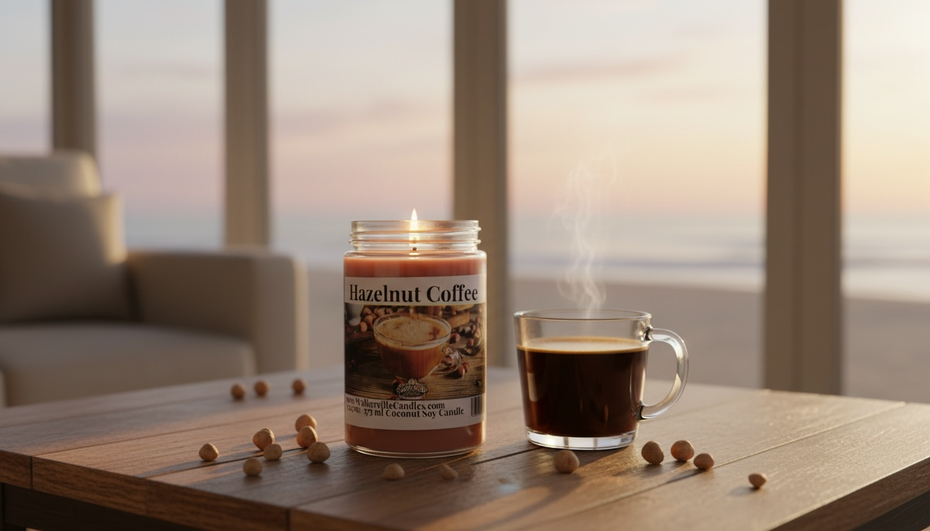 Hazelnut Coffee Coconut Soy 12.5 oz/ 375 ml Candle